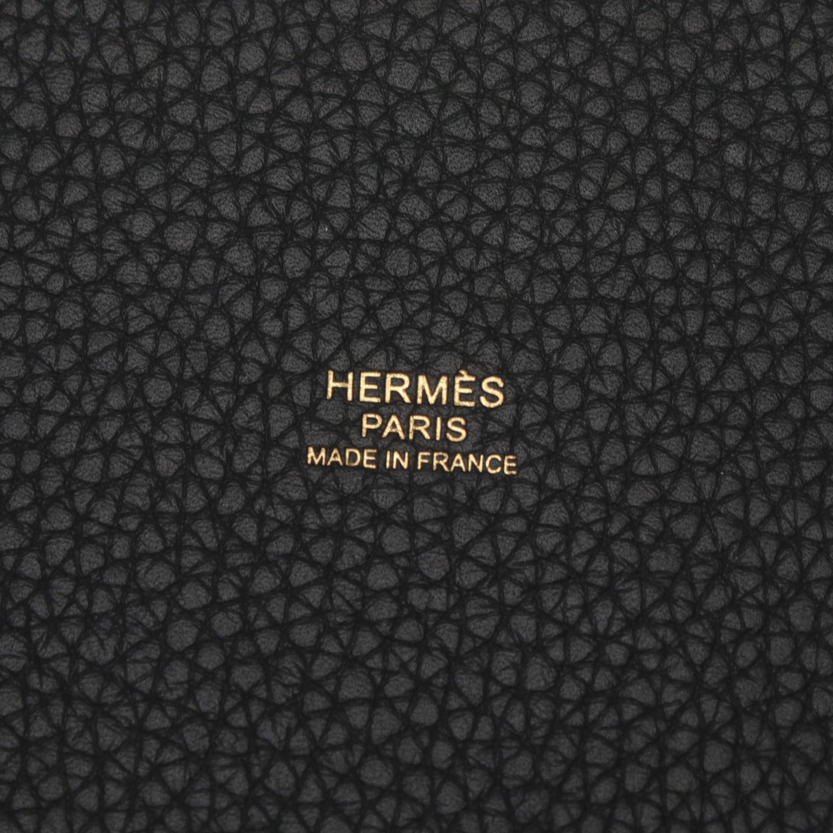 Hermes Picotin Lock MM Handbag Black