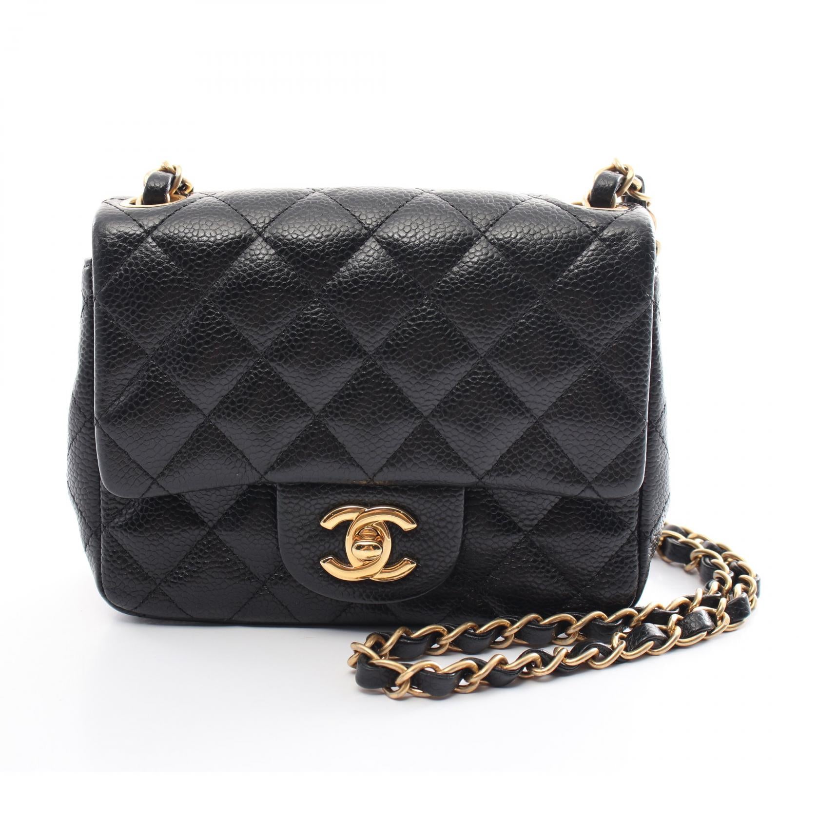 Chanel Mini Matelasse Shoulder Bag Black