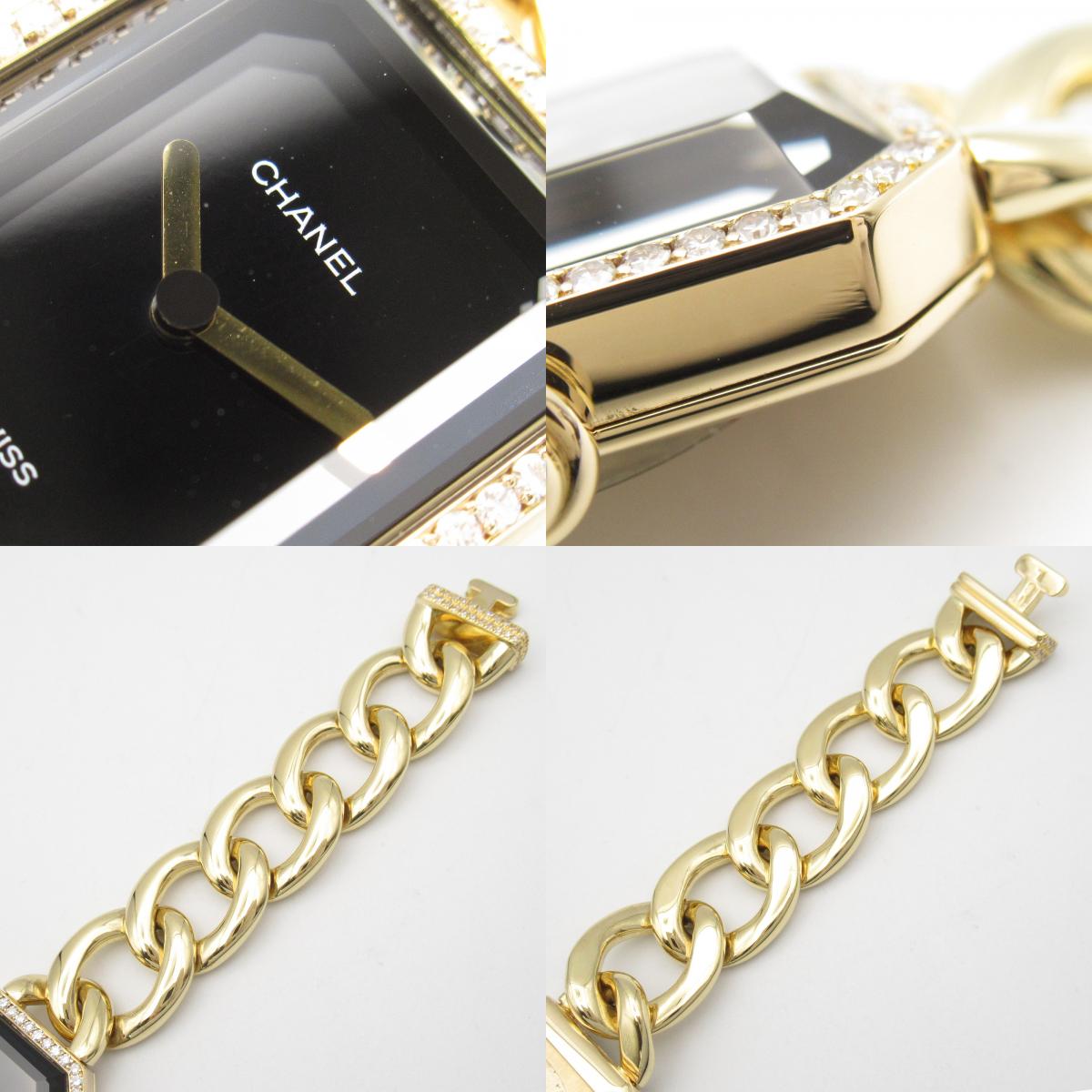 Chanel Premiere L Diamond Bezel Watch H0113