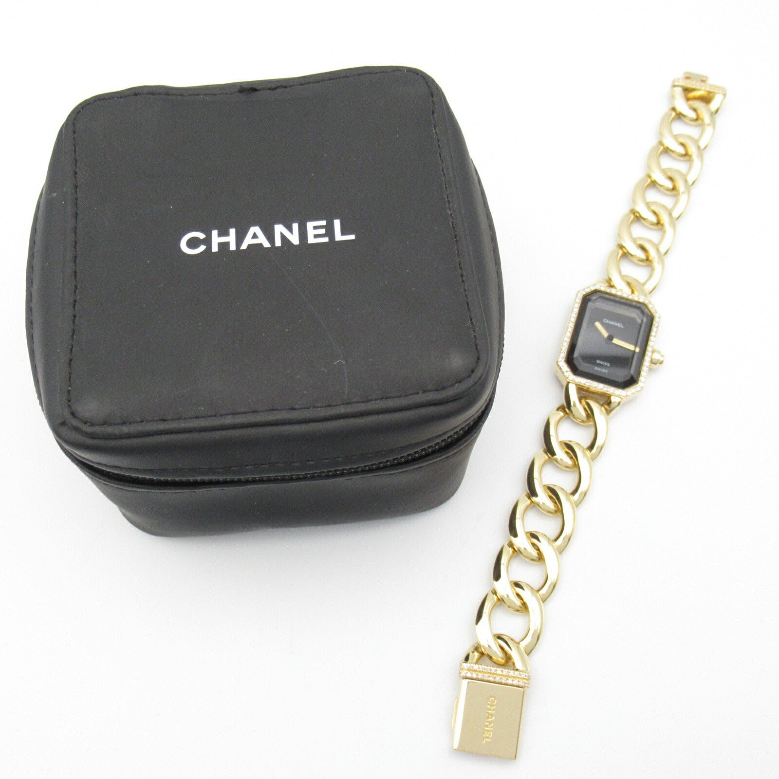 Chanel Premiere L Diamond Bezel Watch H0113