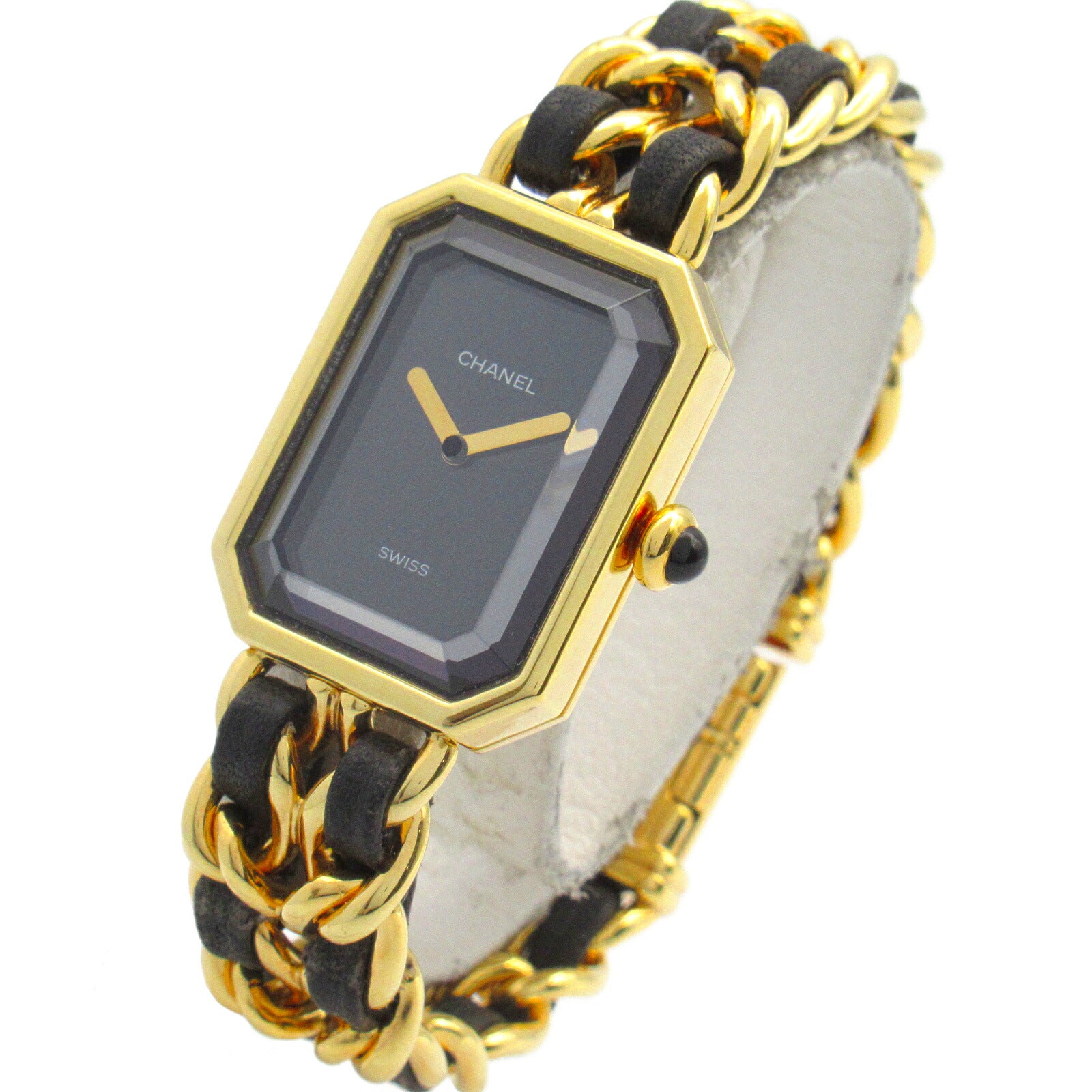 Chanel Premiere S Watch Gold Plated Leather