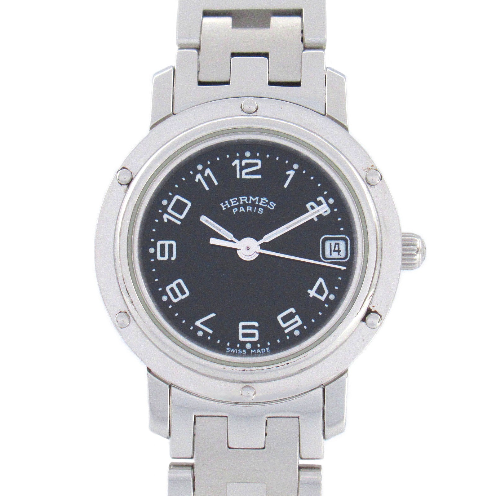 Hermes Clipper Stainless Steel Quartz Watch CL4.210