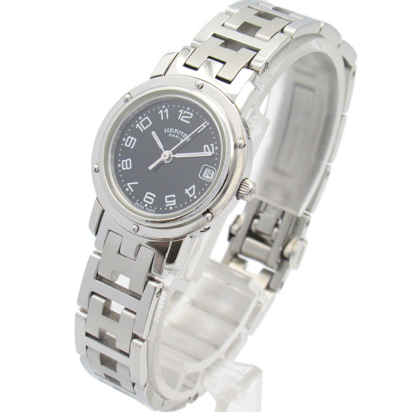 Hermes Clipper Stainless Steel Quartz Watch CL4.210