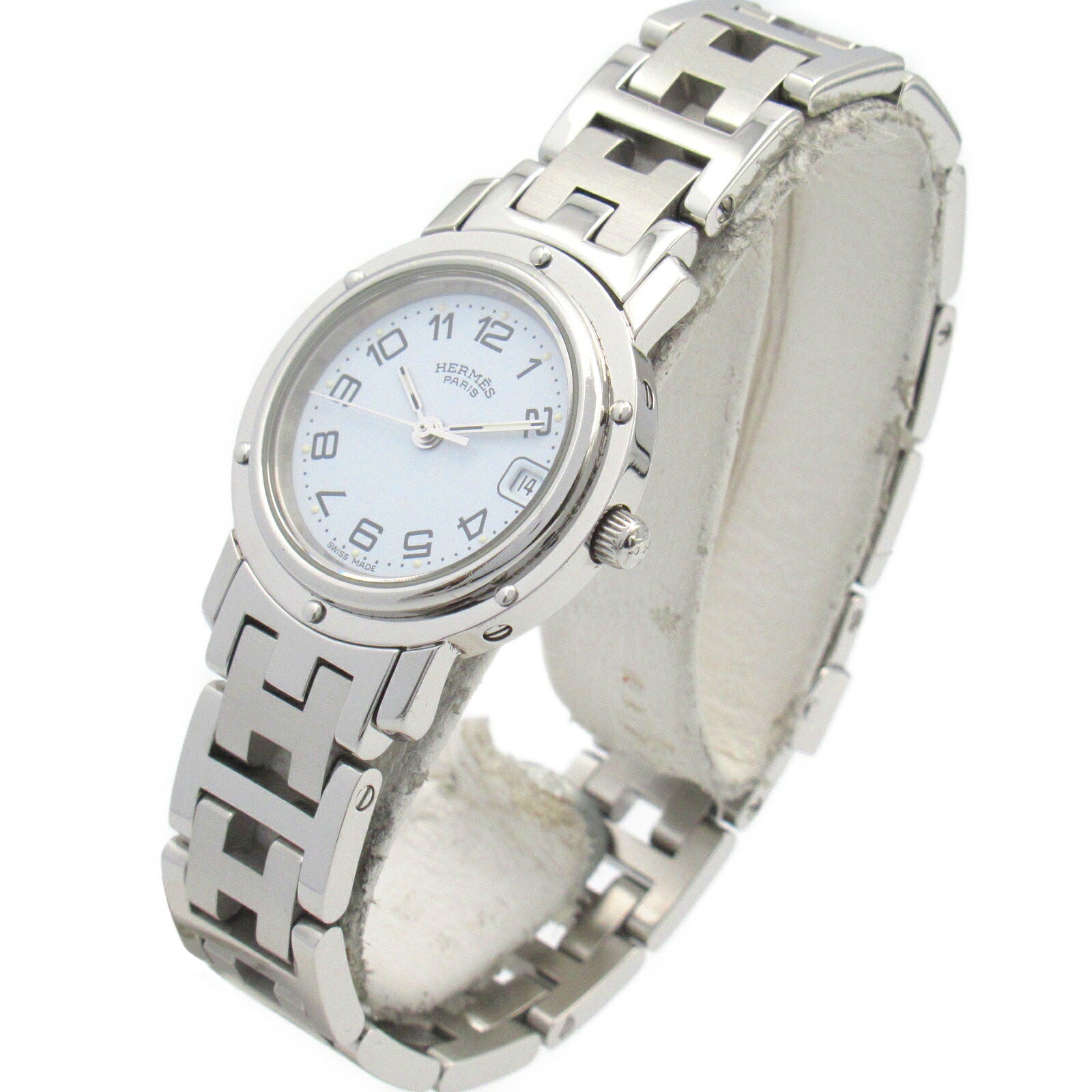 Hermes Clipper Stainless Steel Quartz Watch CL4.210