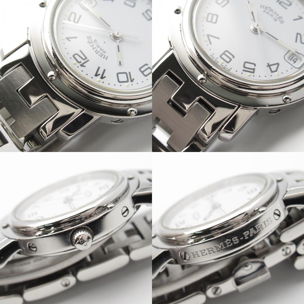 Hermes Clipper Stainless Steel Quartz Watch CL4.210