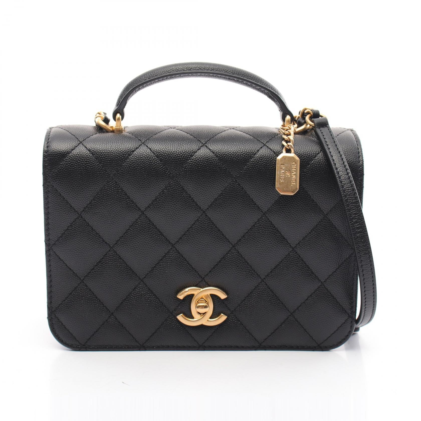 Chanel Caviar Skin Matelasse Shoulder Bag