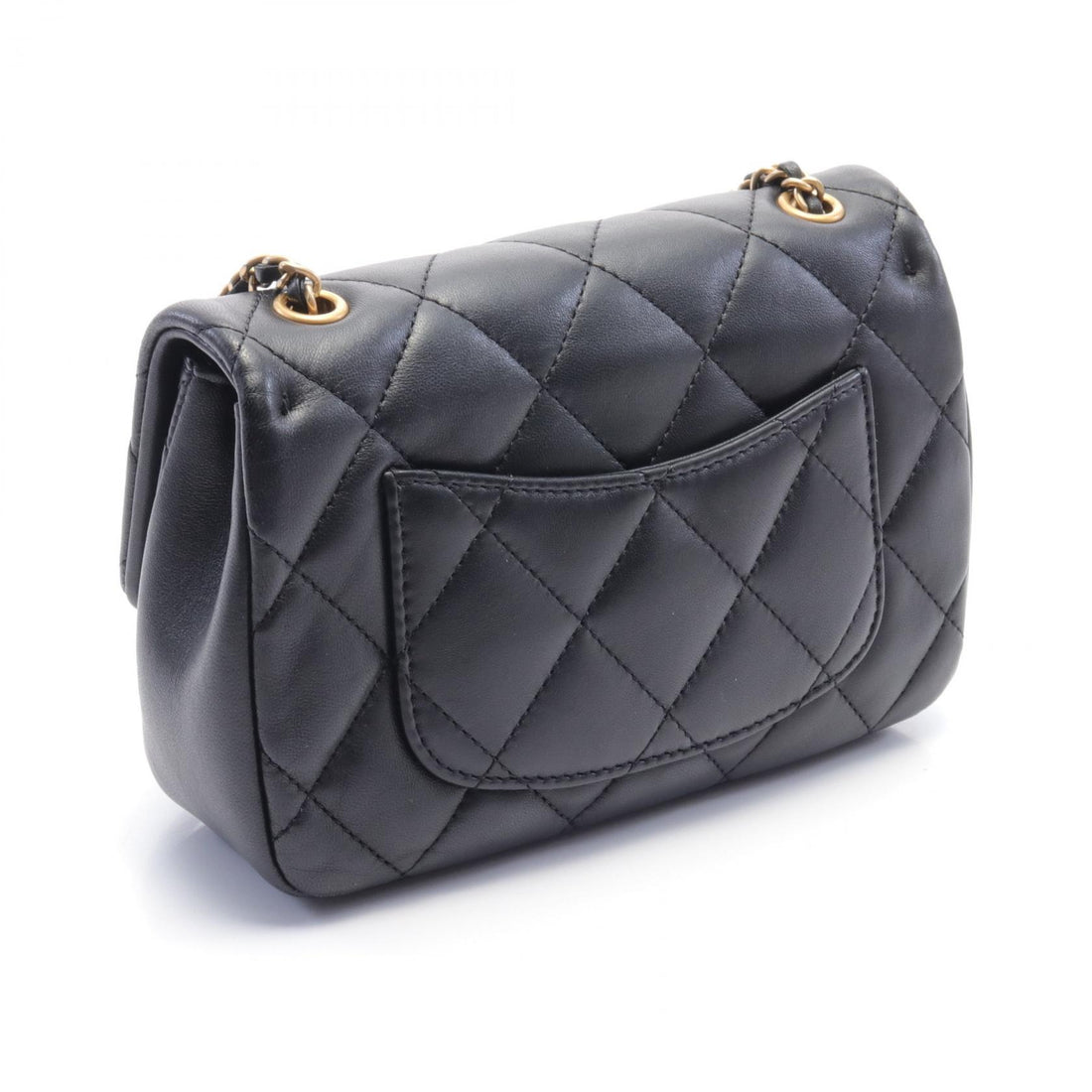 Chanel Matelasse Lambskin Shoulder Bag Black