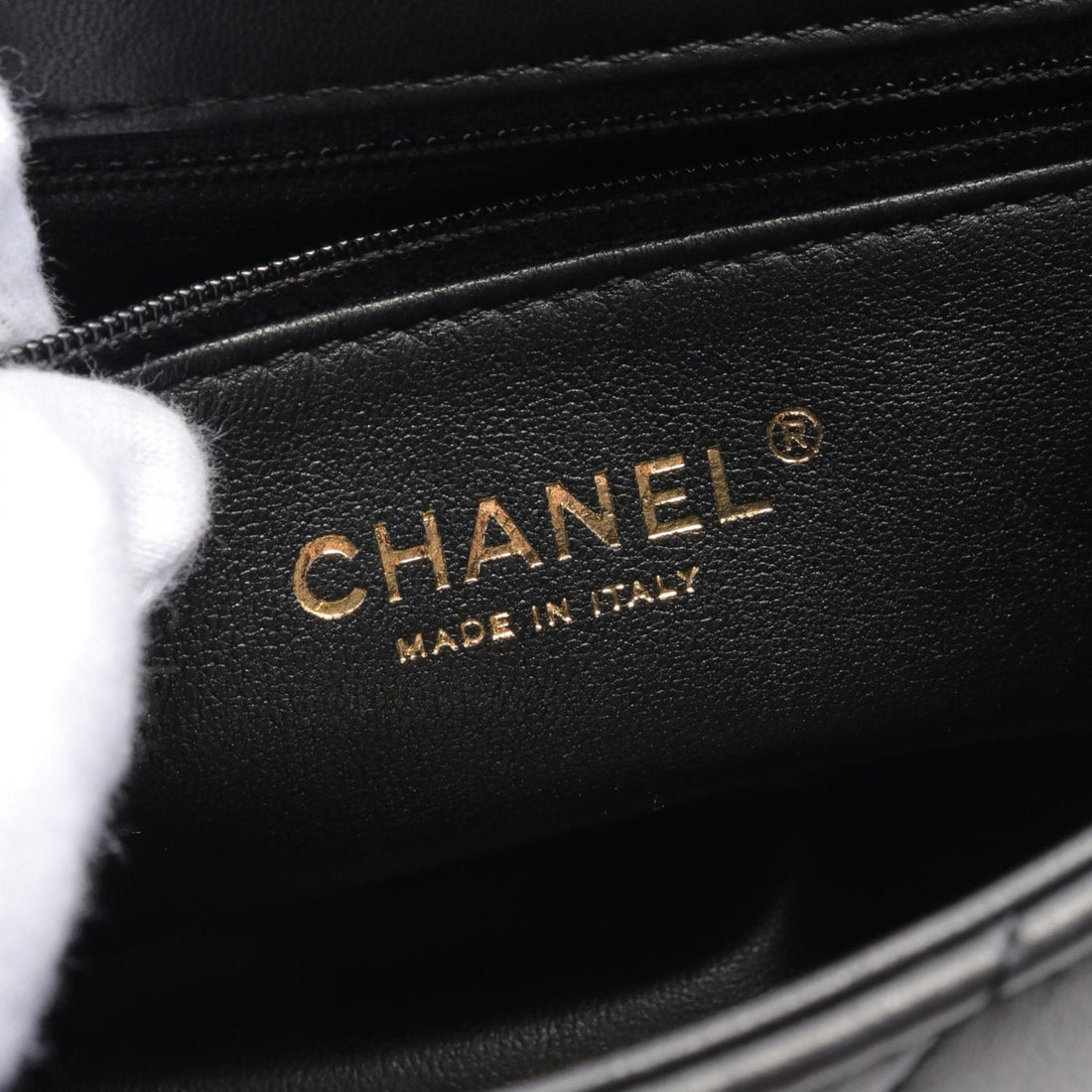 Chanel Matelasse Lambskin Shoulder Bag Black