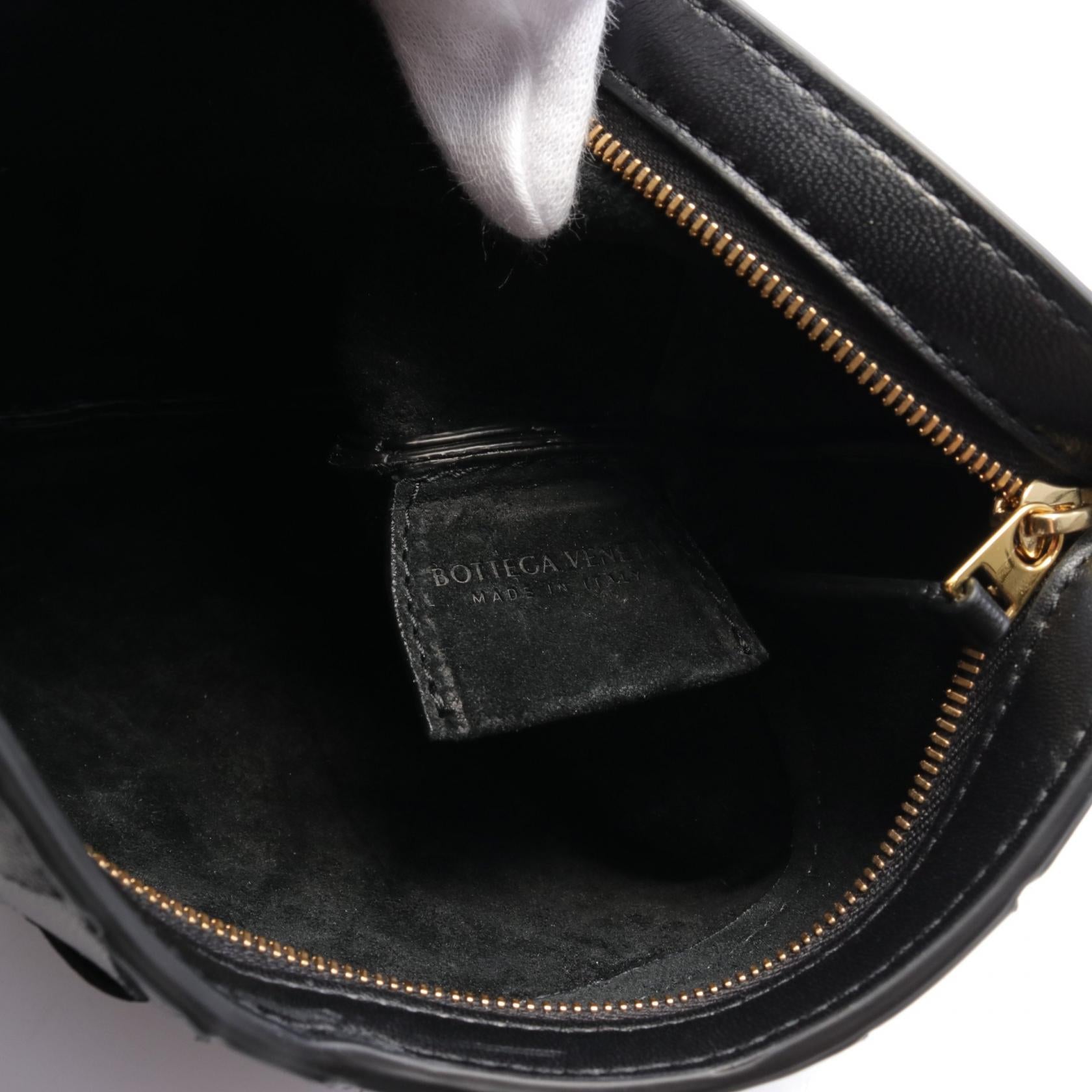 Bottega Veneta Mini Soltis Leather Shoulder Bag