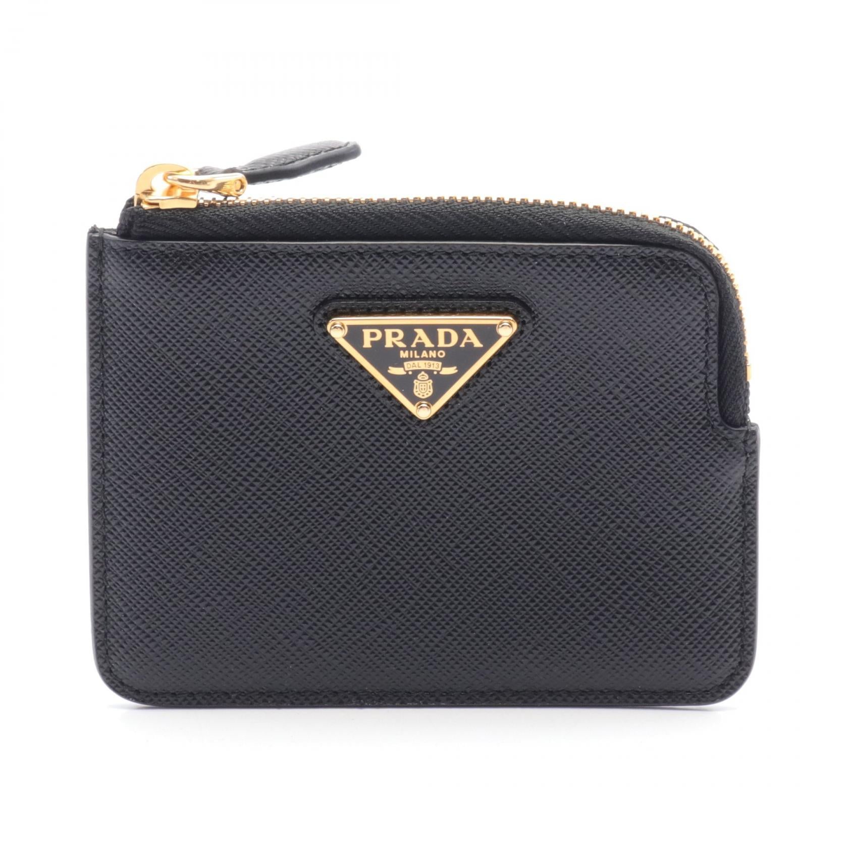 Prada Saffiano Leather Coin Case 1MB047QHHF0002