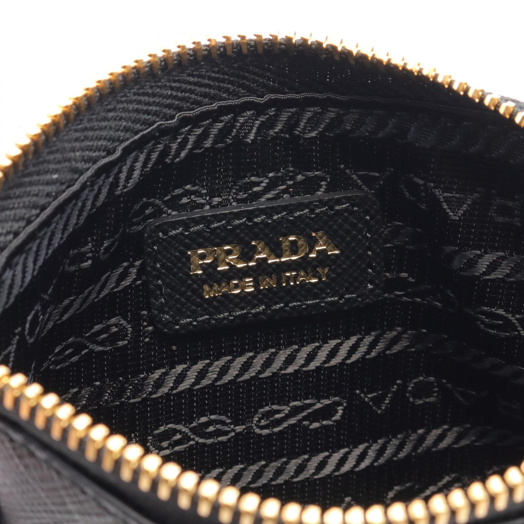 Prada Saffiano Leather Coin Case 1MB047QHHF0002