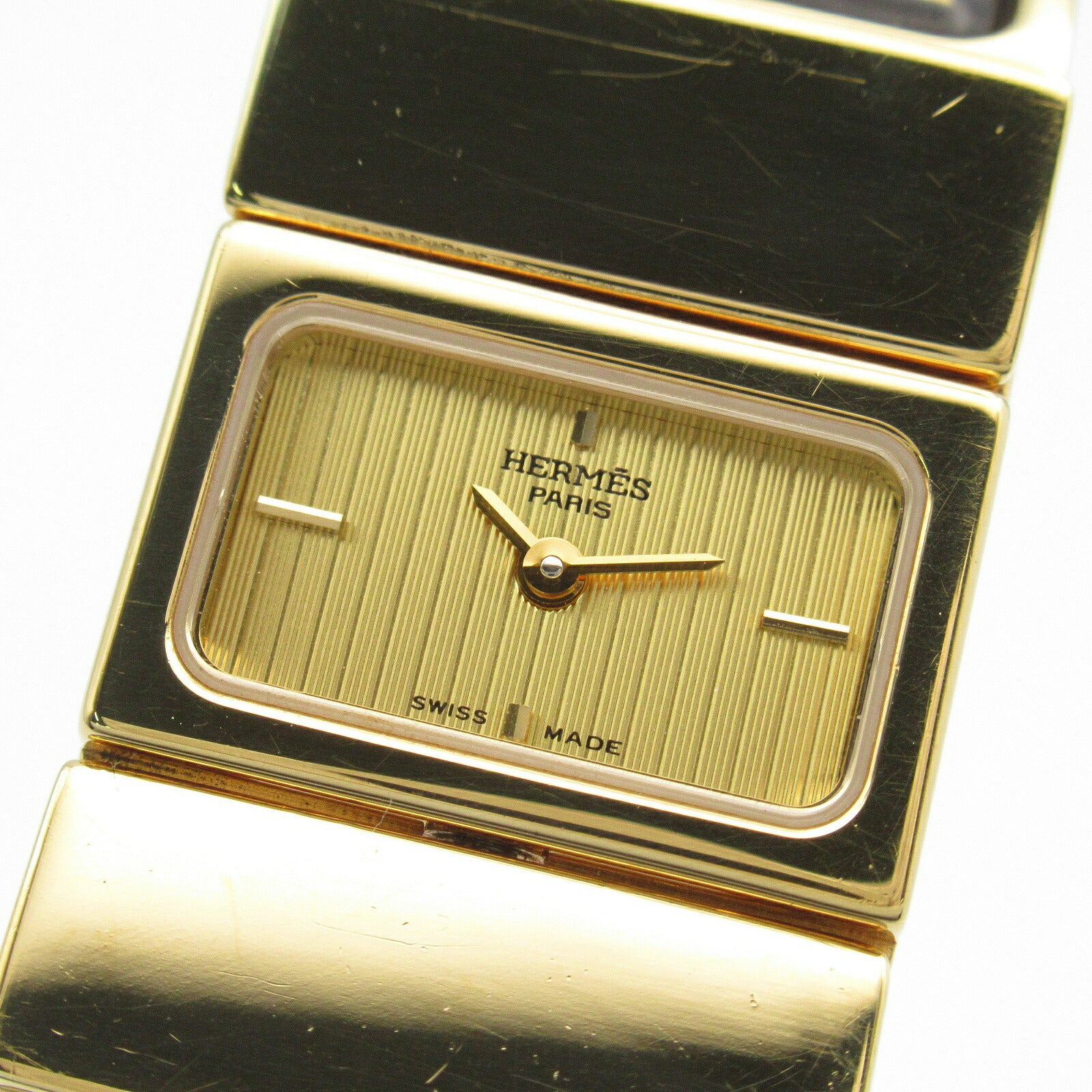 Hermes Gold Plated Quartz Watch LO1.201