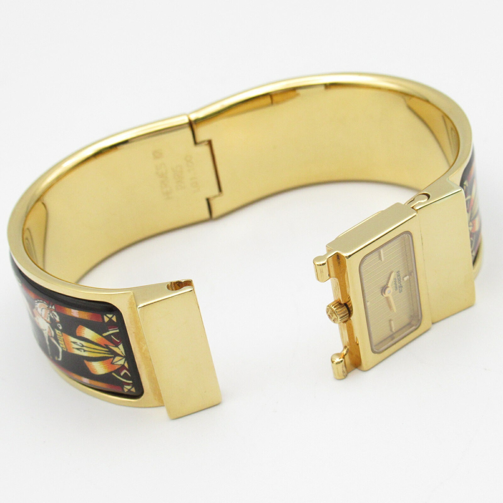 Hermes Gold Plated Quartz Watch LO1.201