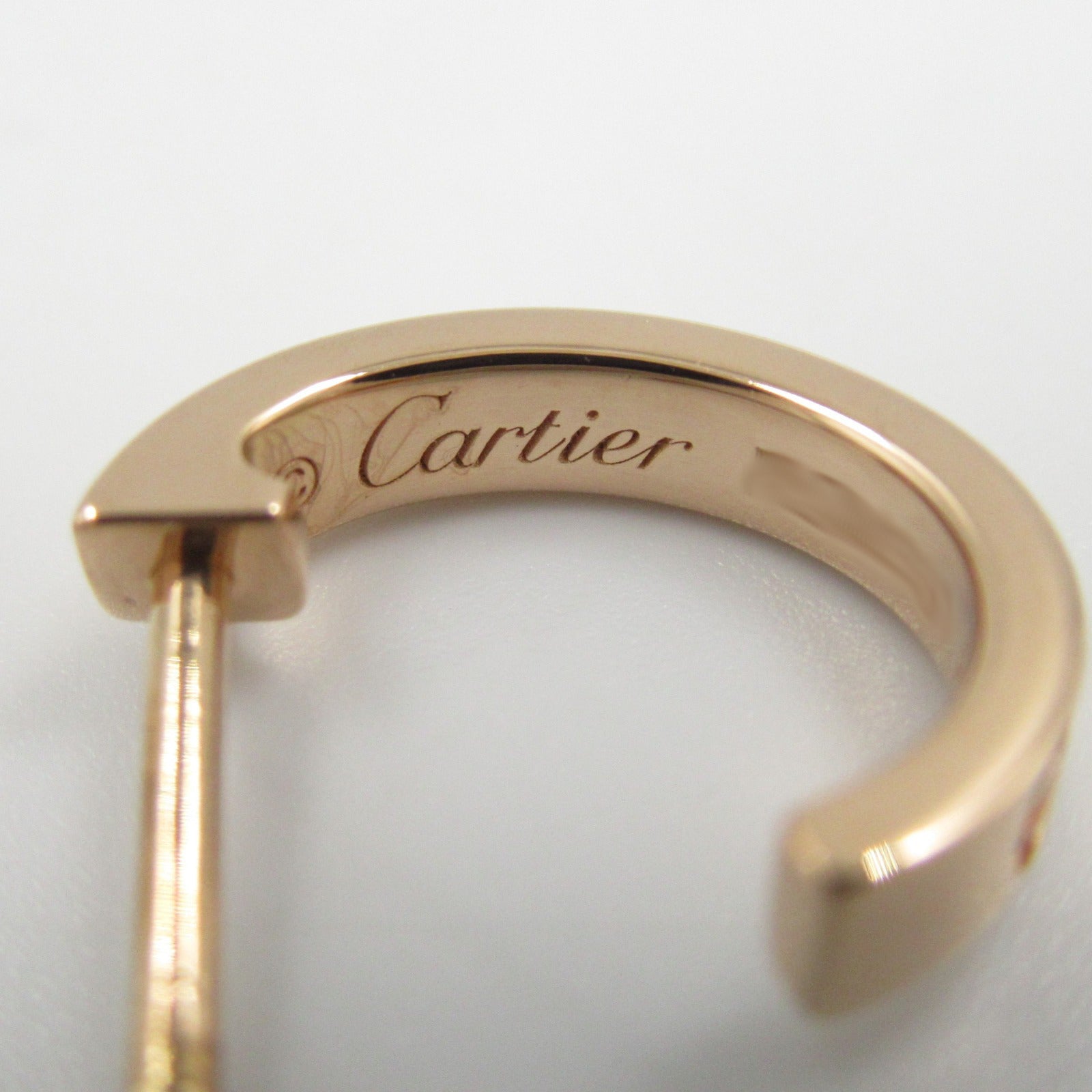 Cartier Love Earrings K18PG Pink Gold