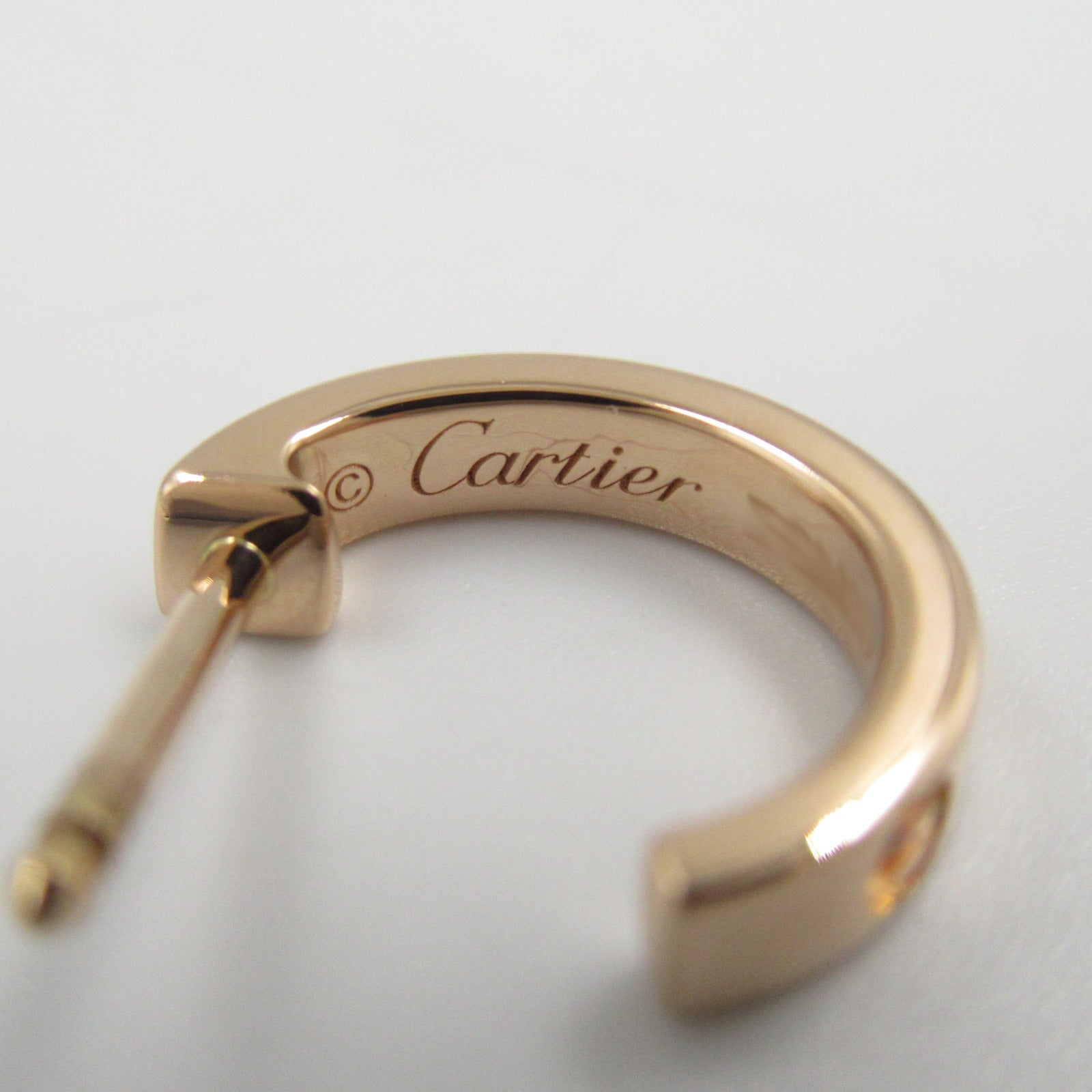 Cartier Love Earrings K18PG Pink Gold