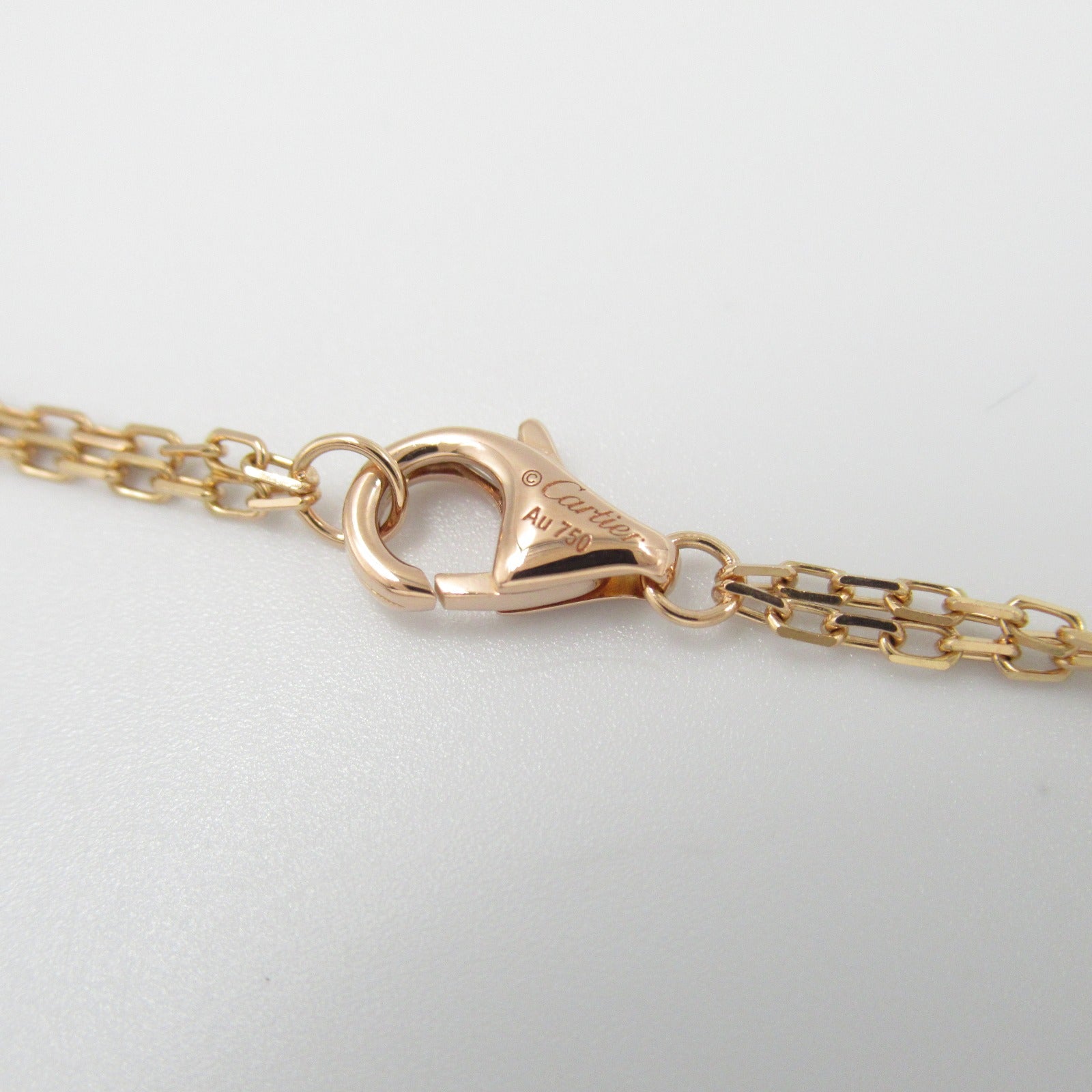 Cartier Love Diamond Necklace K18PG Pink Gold