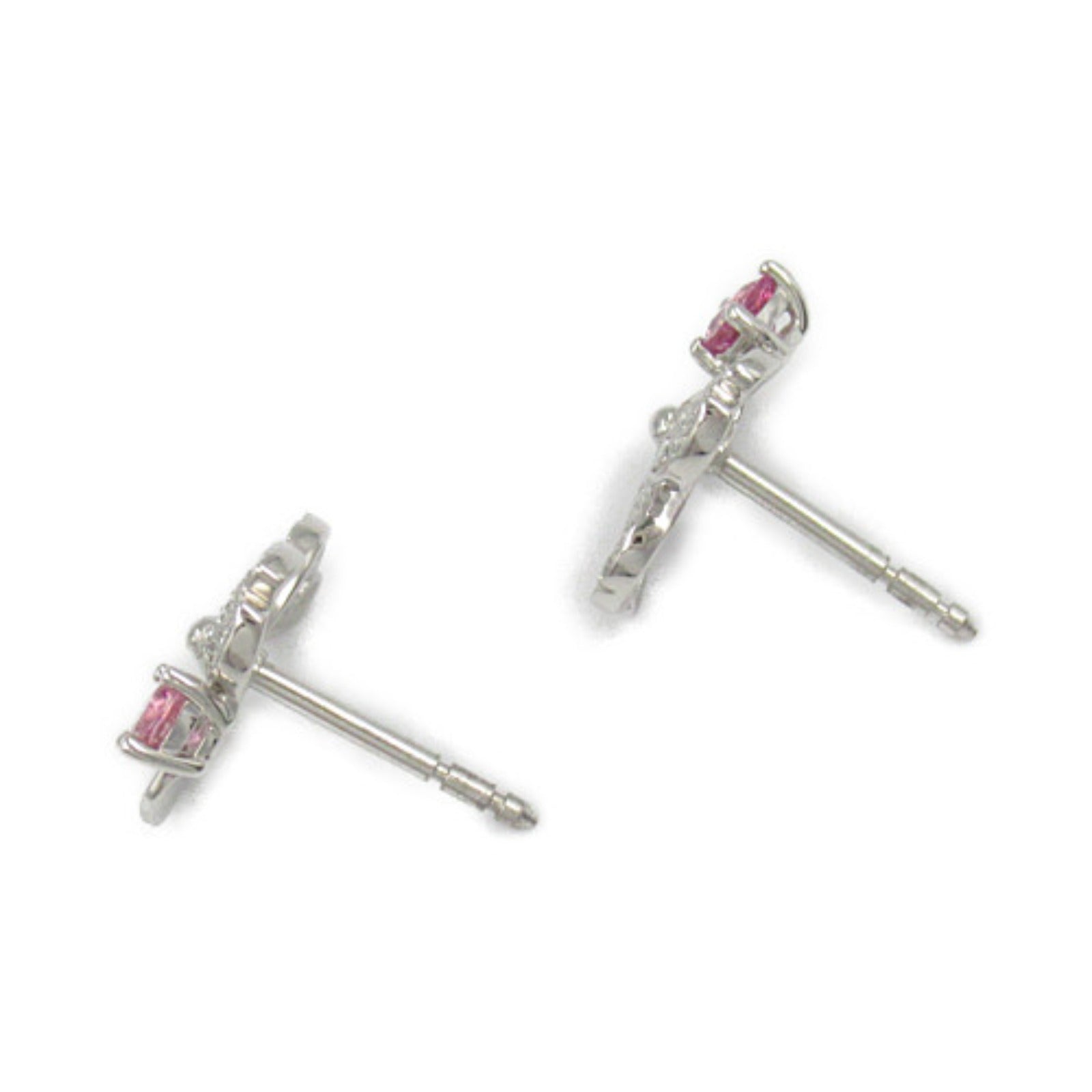 Tiffany & Co Platinum Diamond Tourmaline Earrings