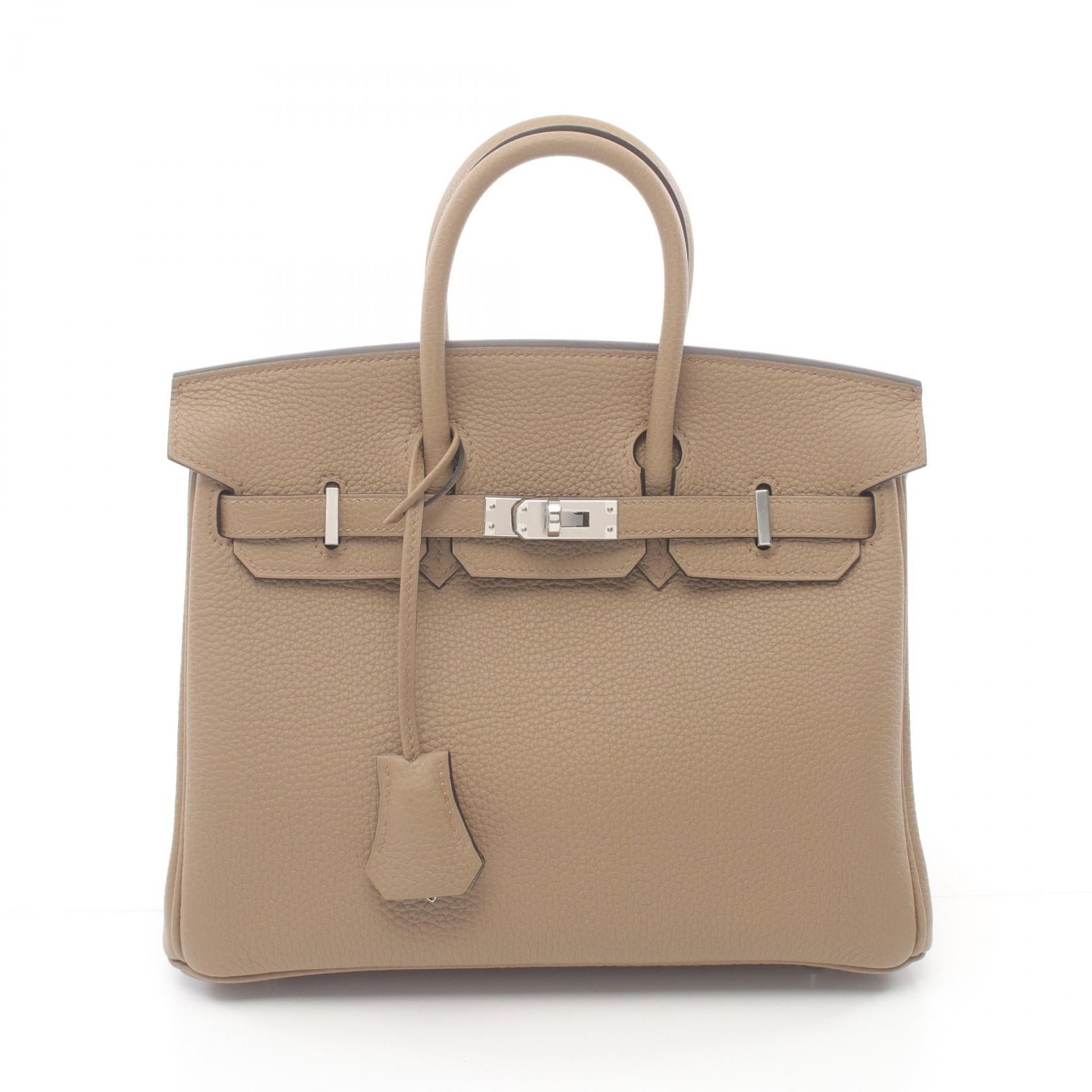 Hermes Birkin 25 Togo Handbag Beige