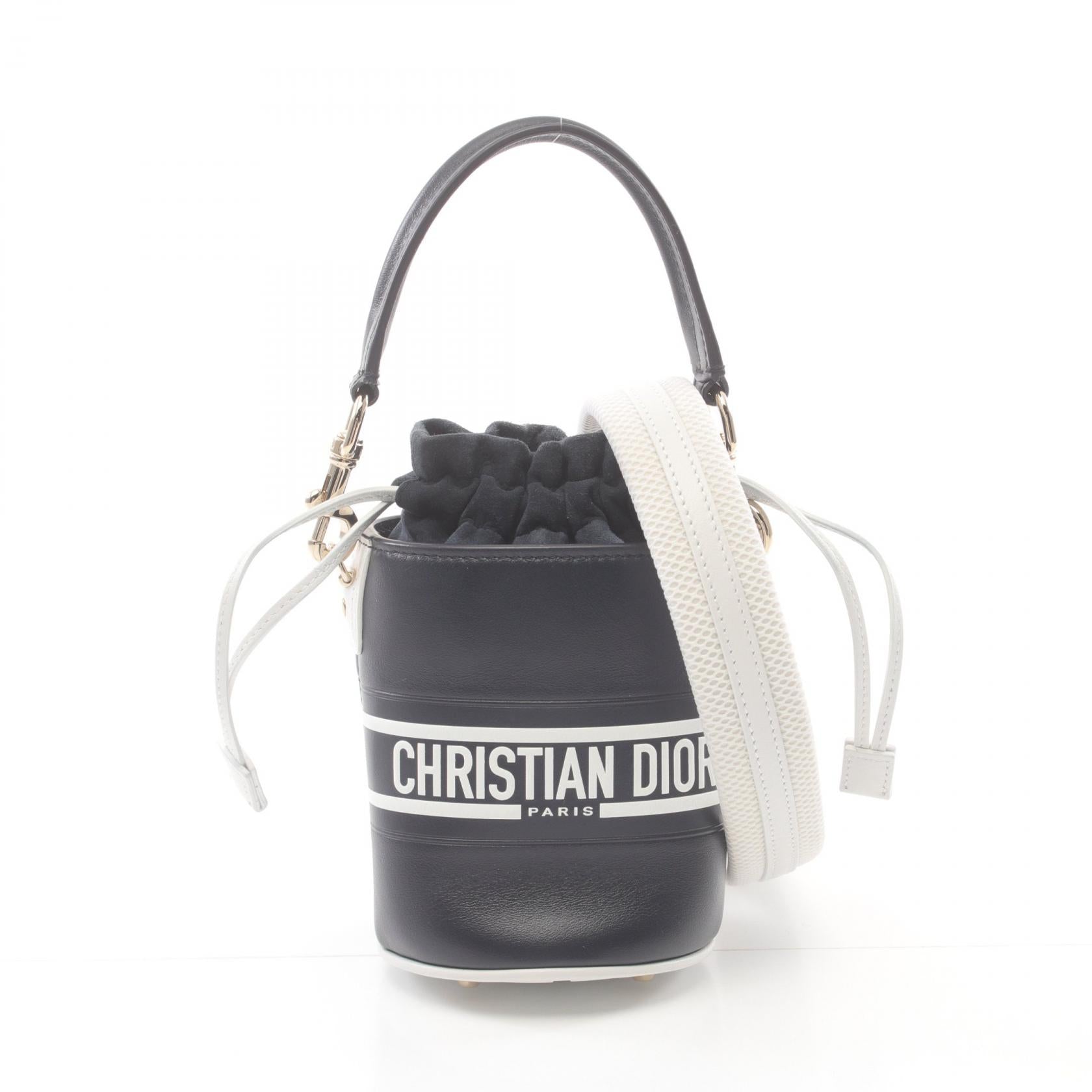 Dior Vibe Micro Bucket Leather Handbag