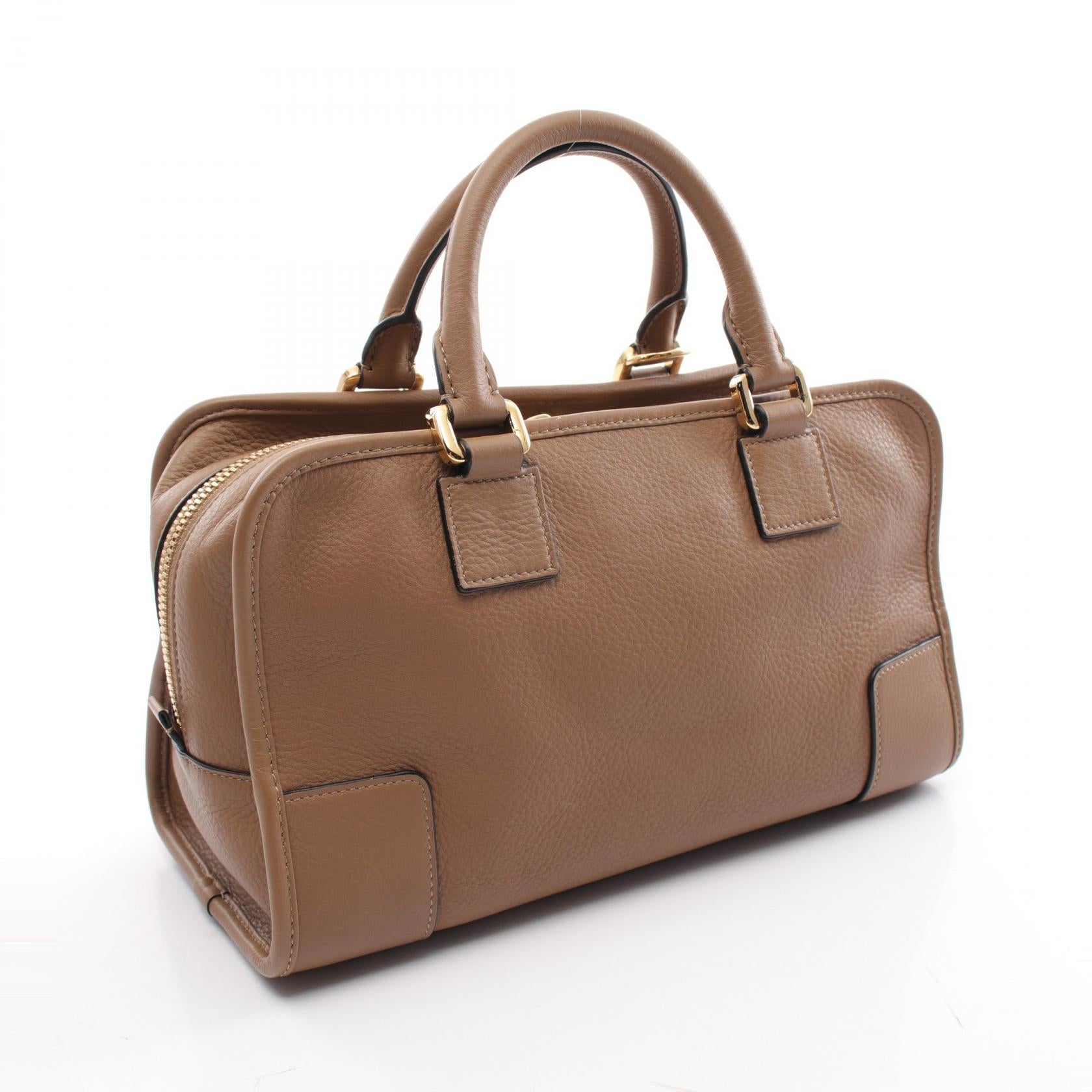 Loewe Leather Amazona 28 Handbag Brown