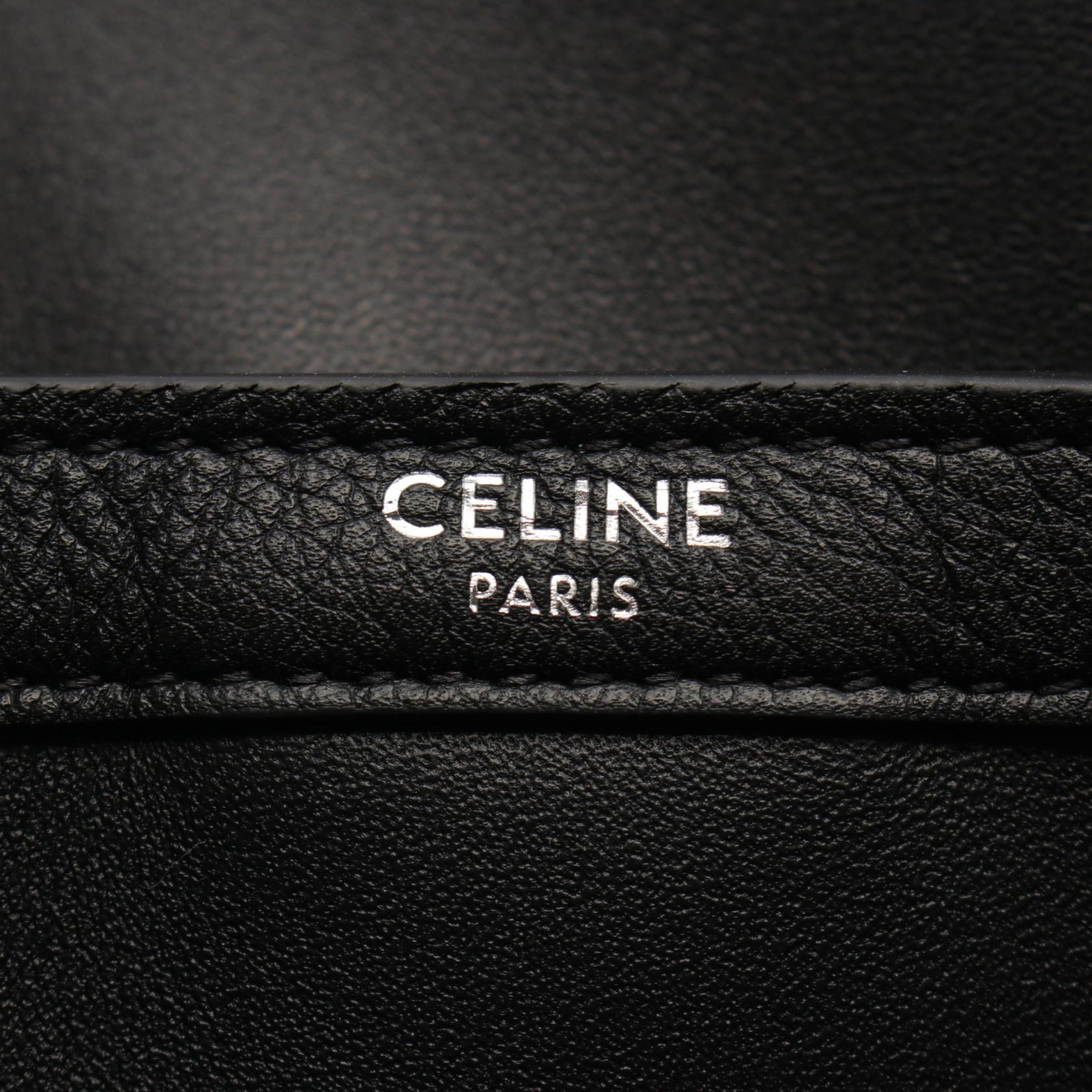 Celine Medium Cabas Leather Tote Bag