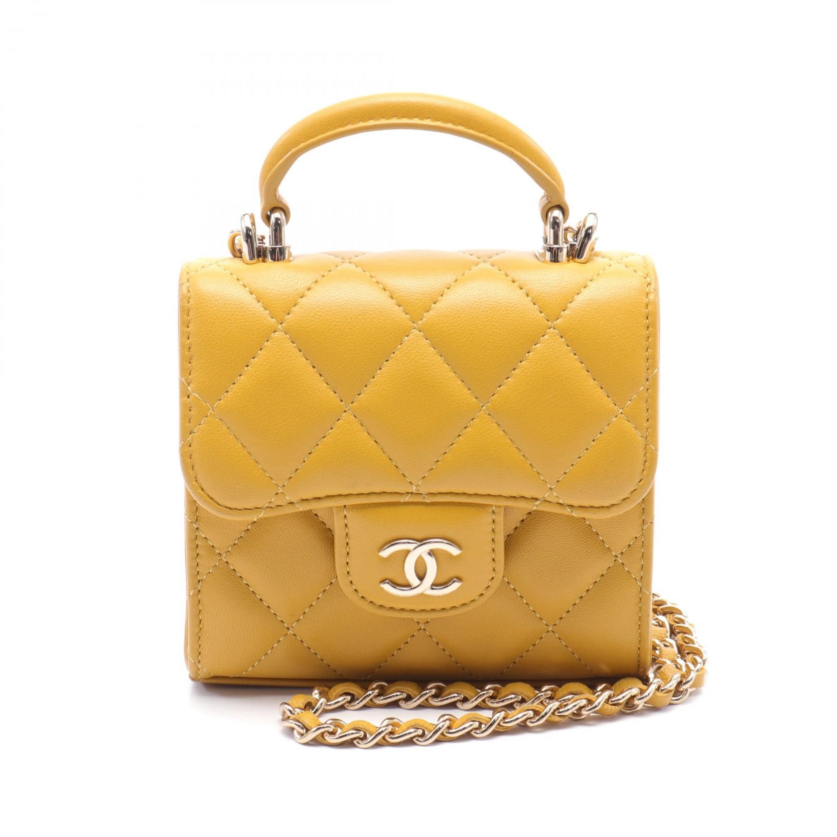 Chanel Mini Matelasse Leather Chain Shoulder Bag