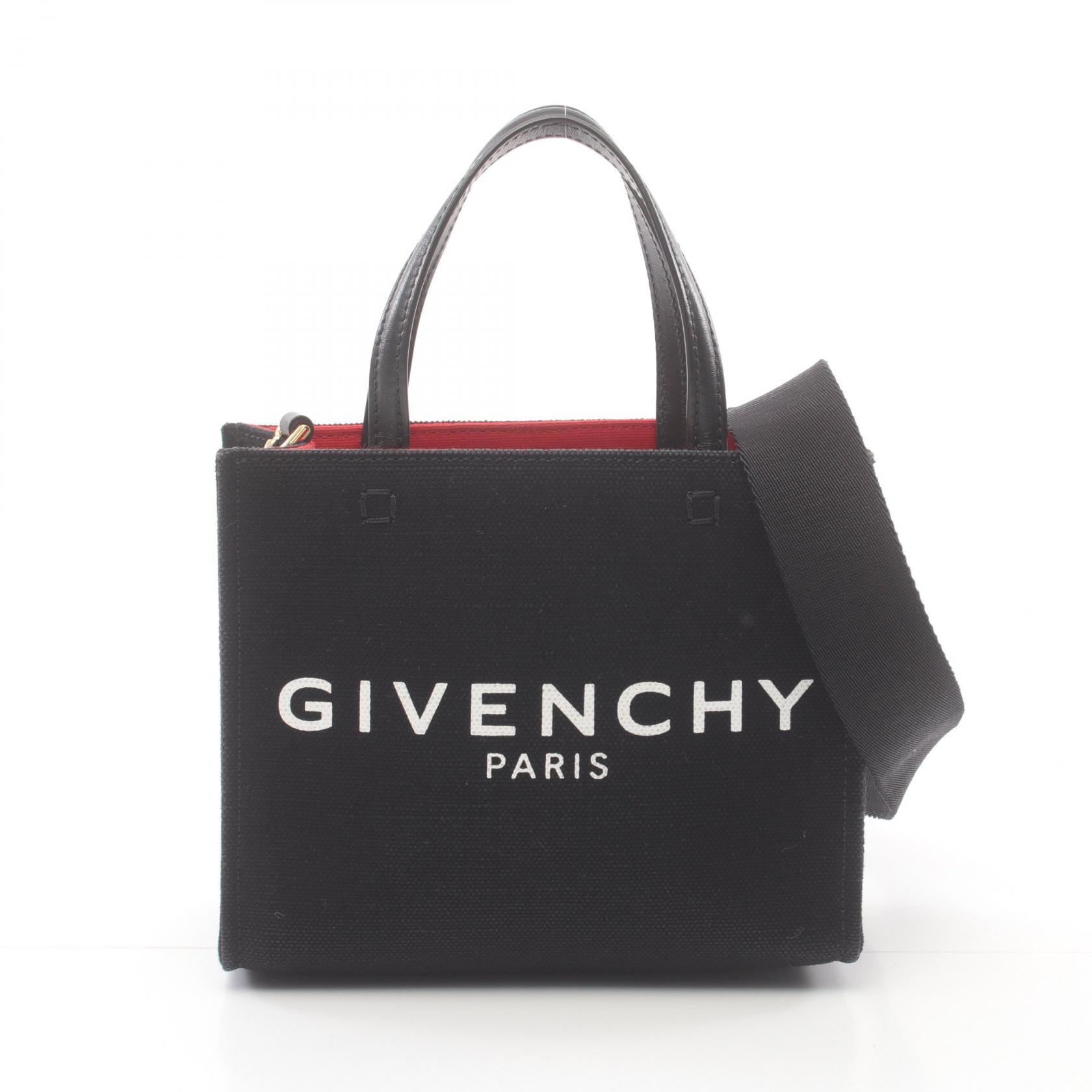 Givenchy G Tote Mini Canvas Leather Handbag