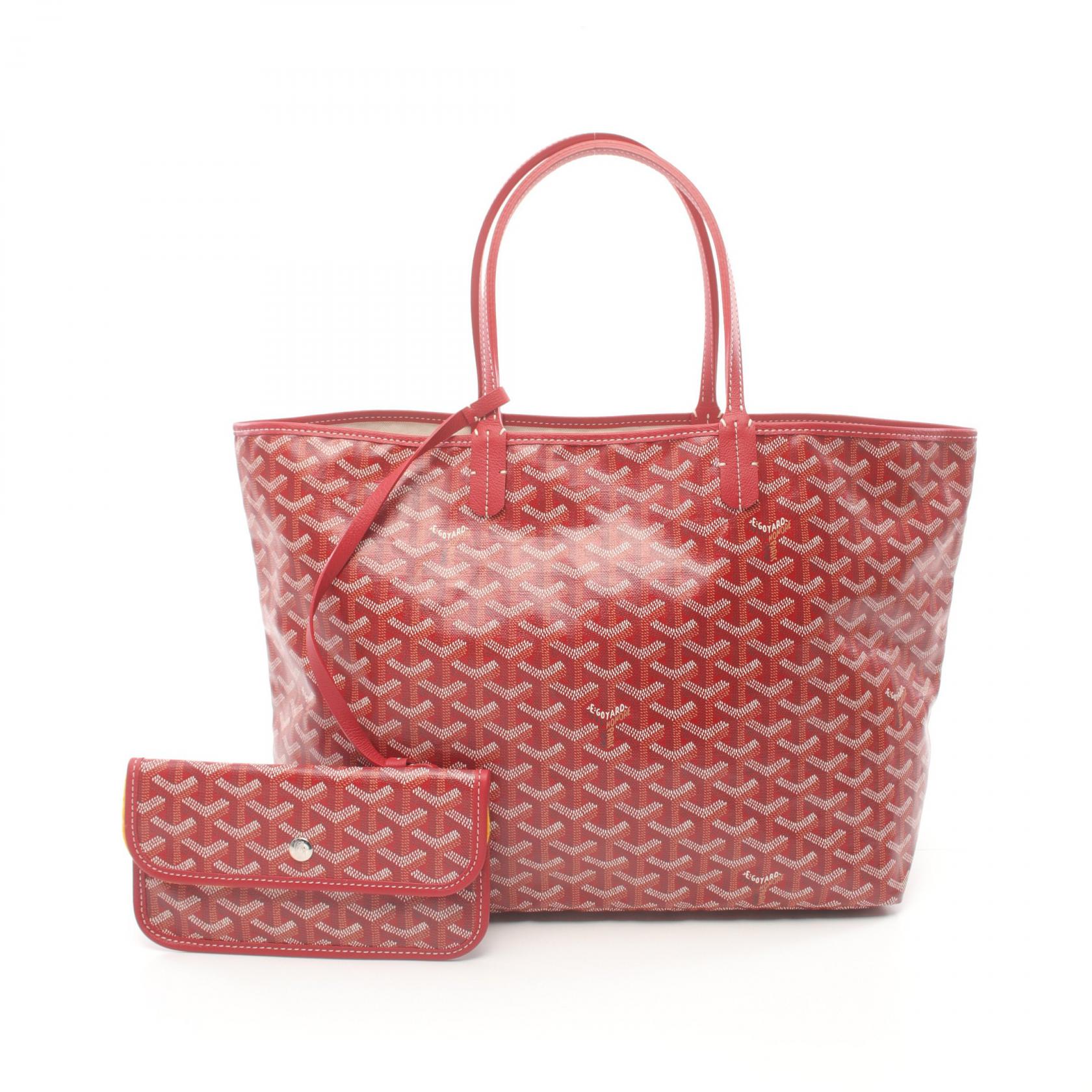 Goyard St. Louis PM Tote Bag PVC Leather