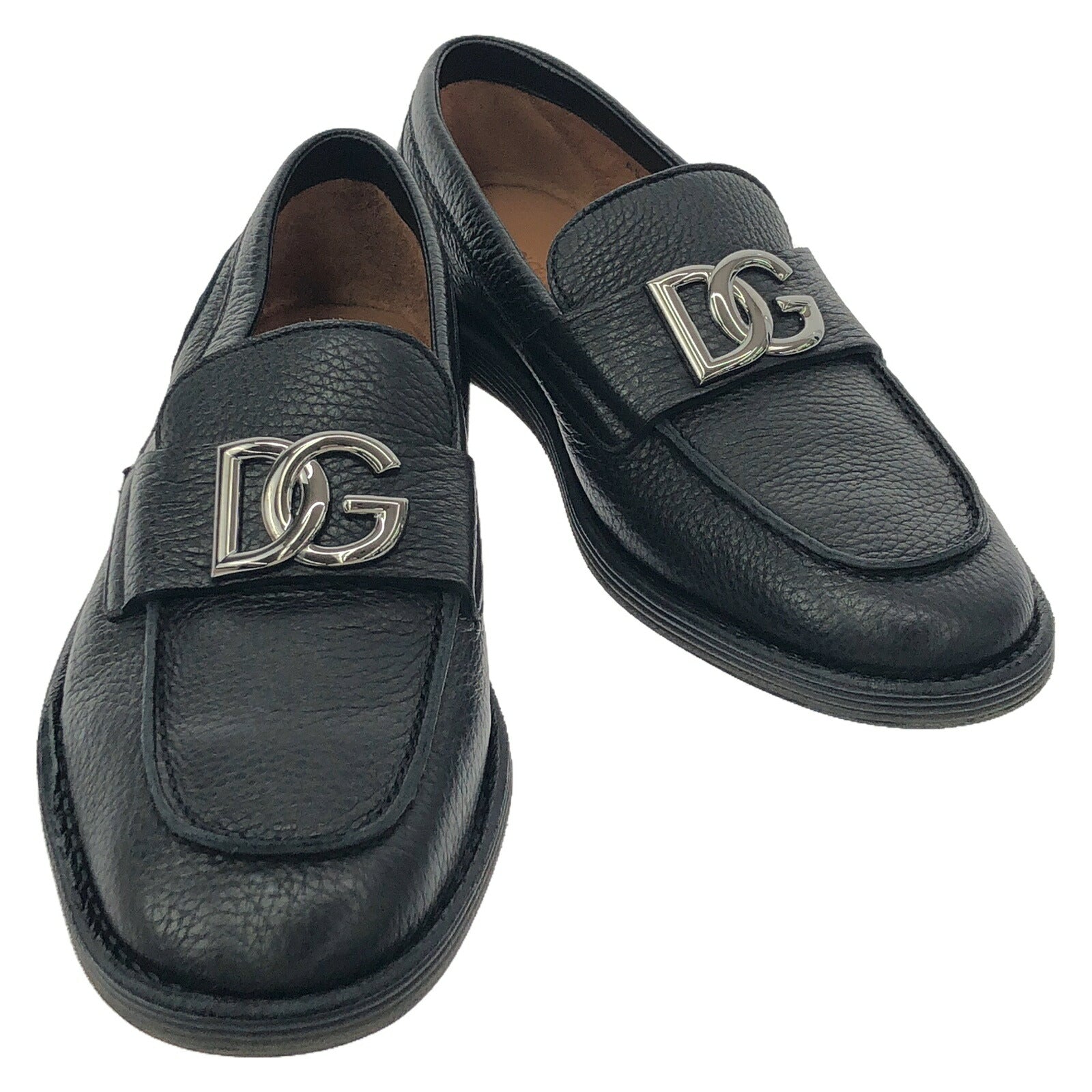 Dolce & Gabbana Leather Loafers Black