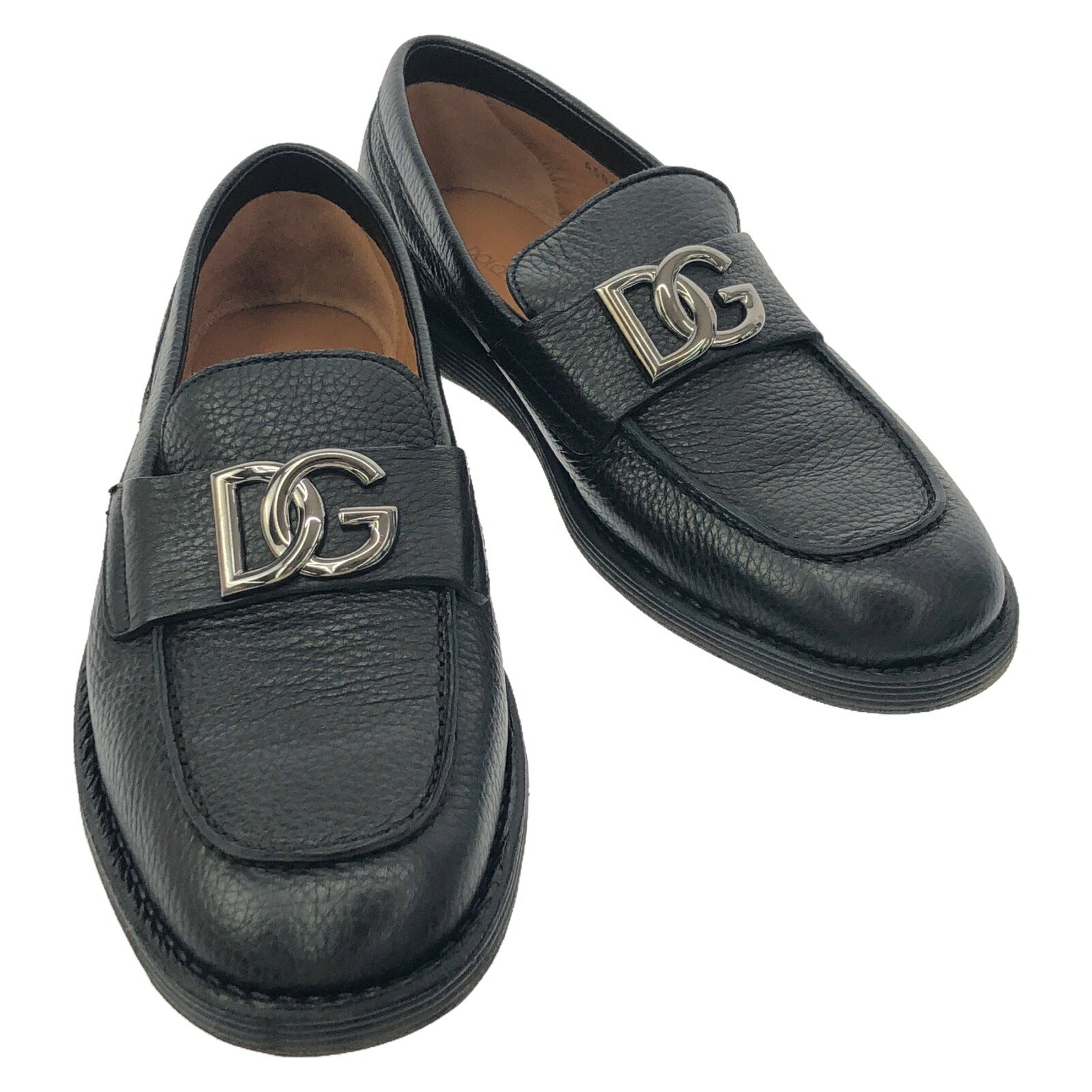 Dolce & Gabbana Leather Loafers Black