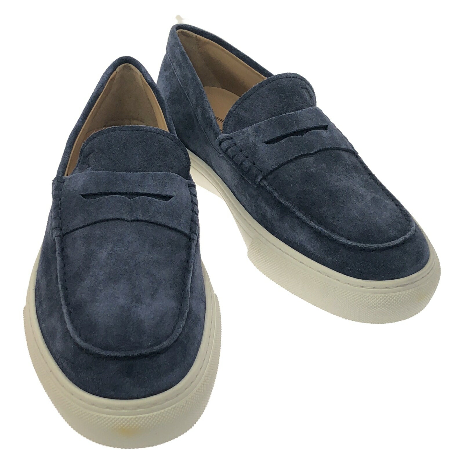 Tod's Suede Loafers Blue Men