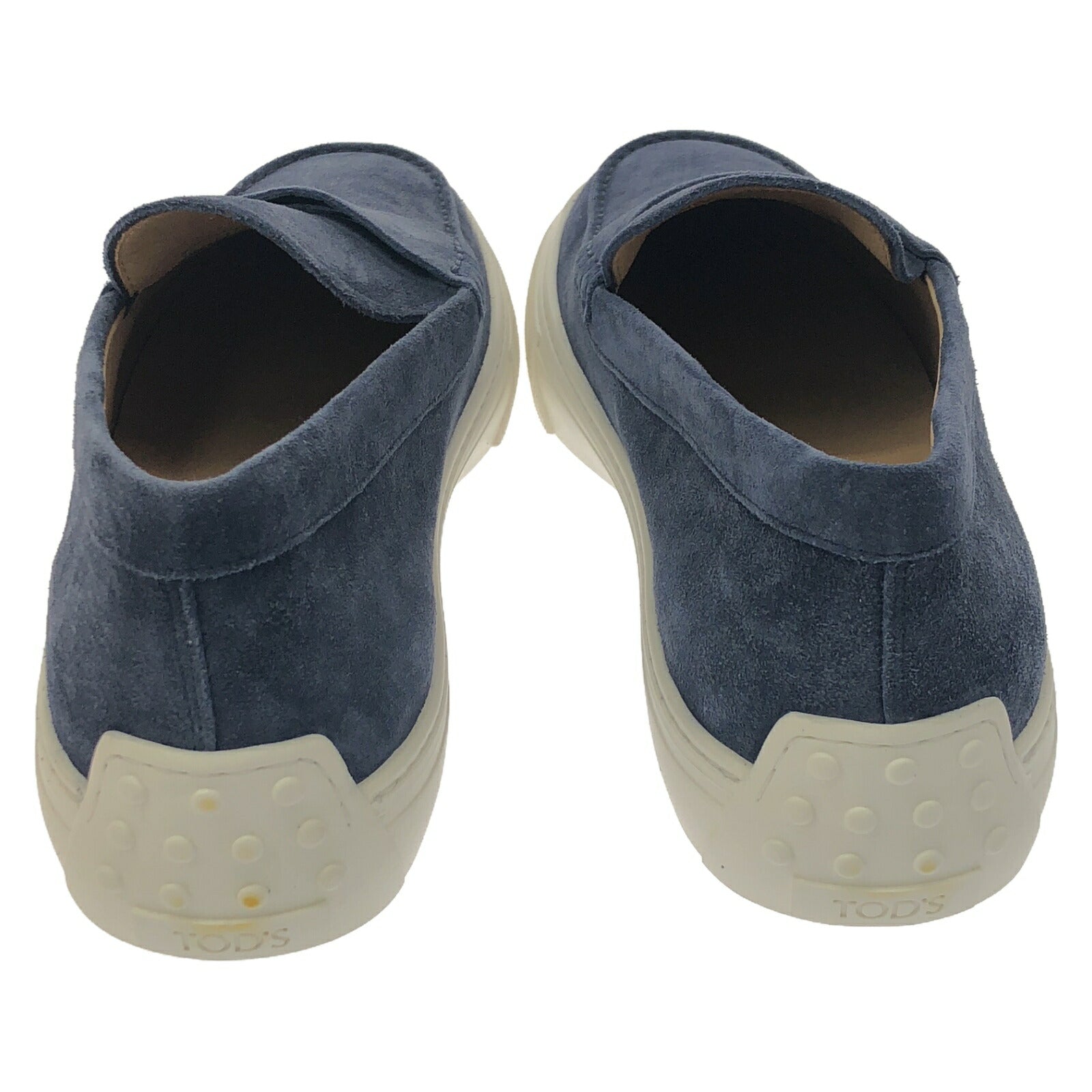 Tod's Suede Loafers Blue Men