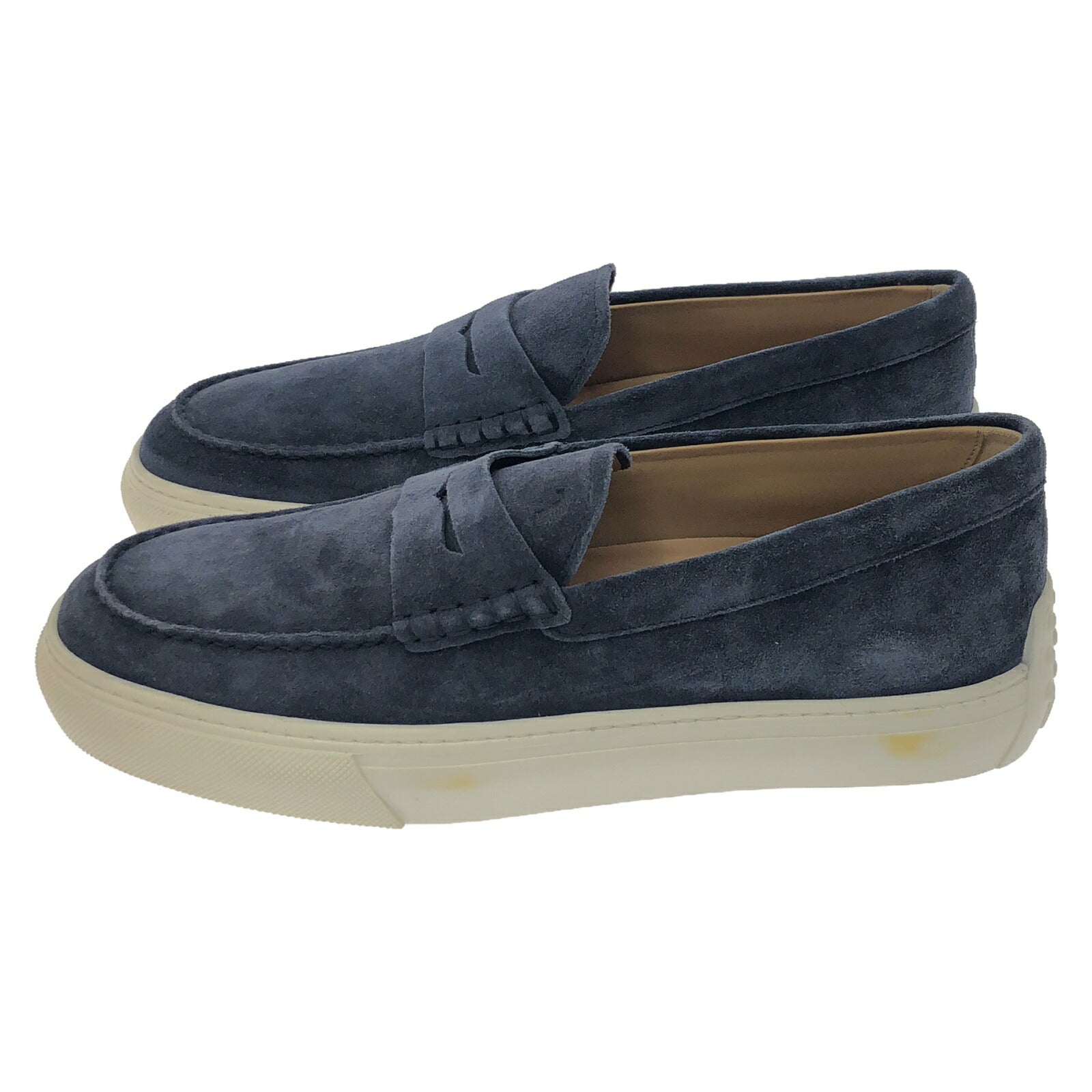 Tod's Suede Loafers Blue Men