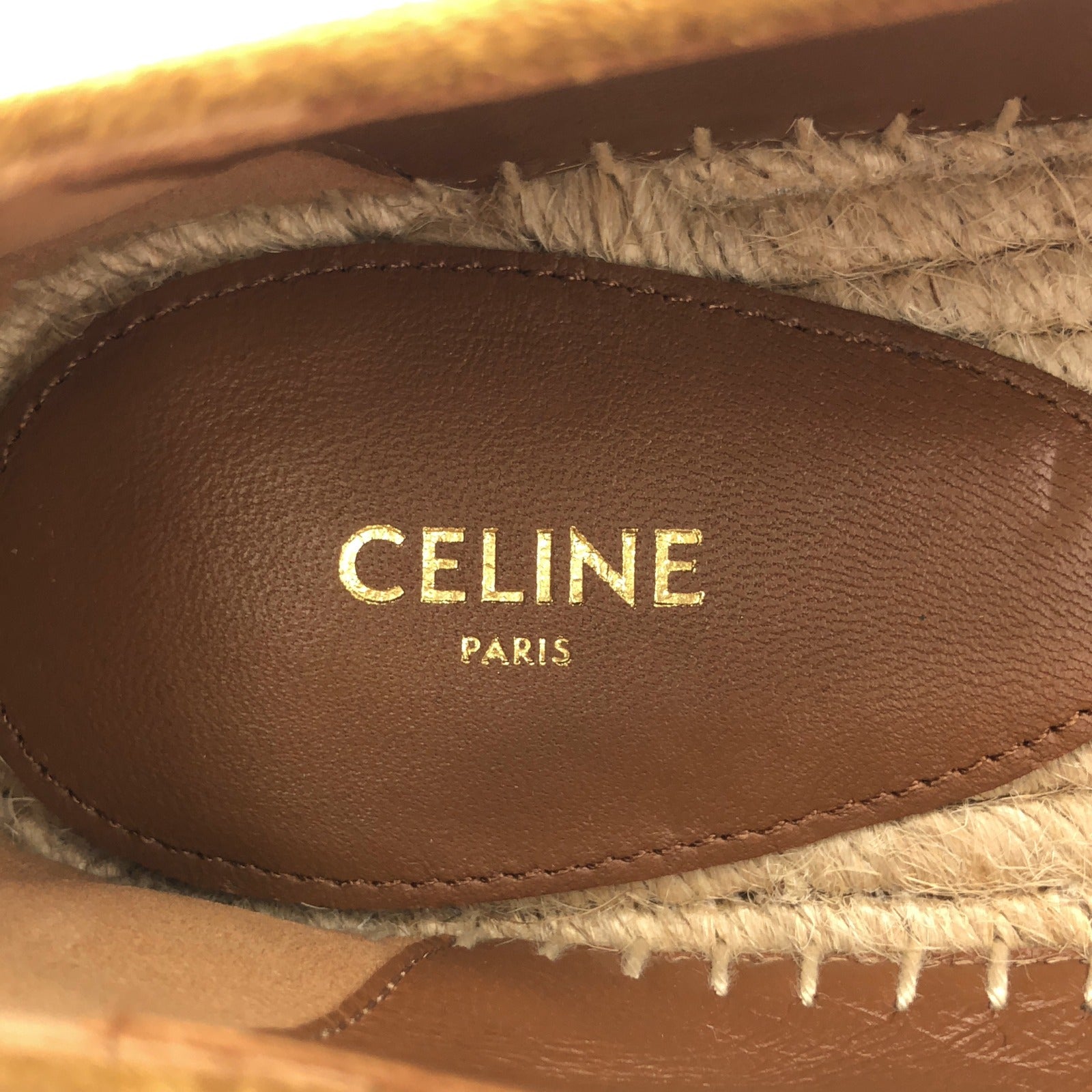 Celine Suede Slip-On Shoes Brown