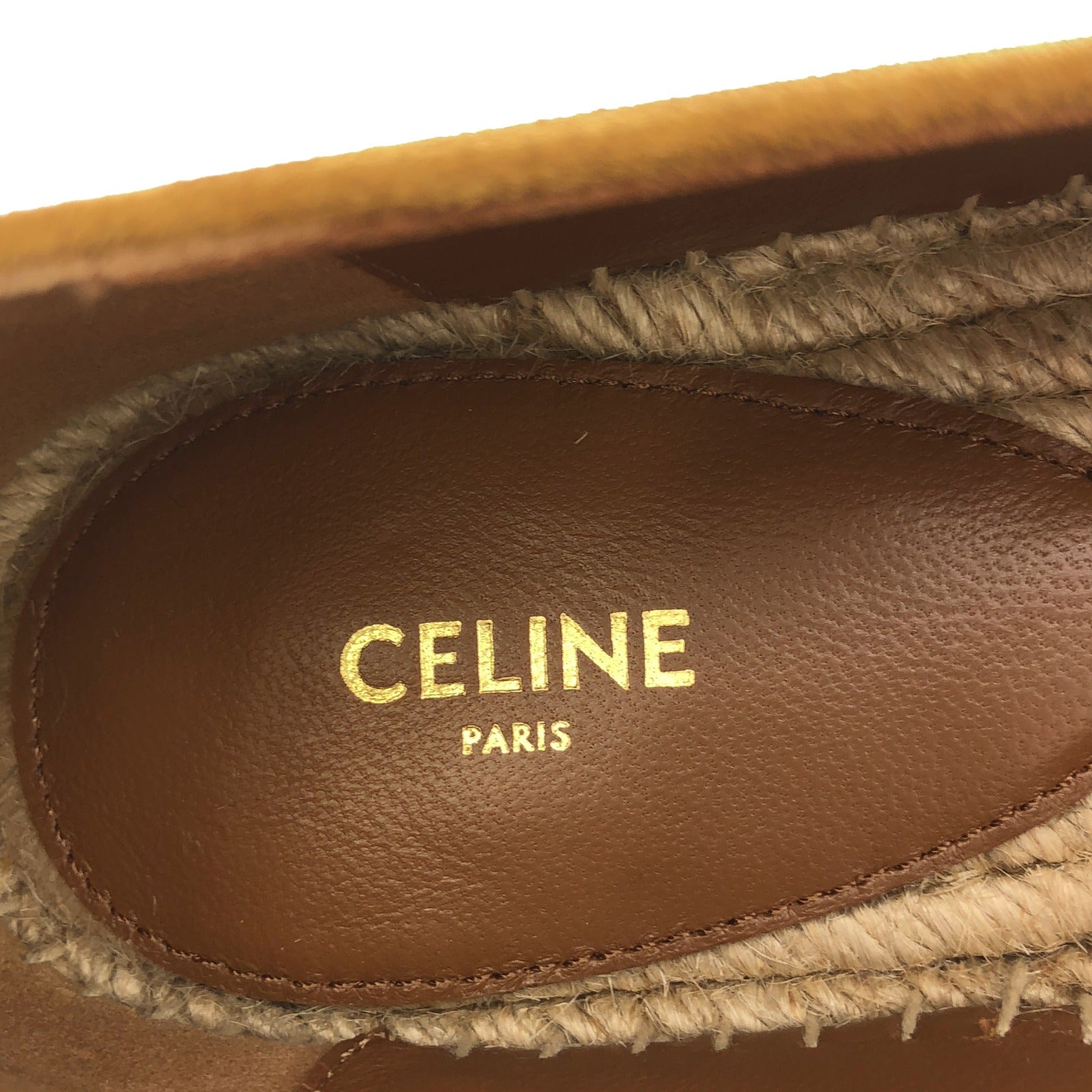 Celine Suede Slip-On Shoes Brown