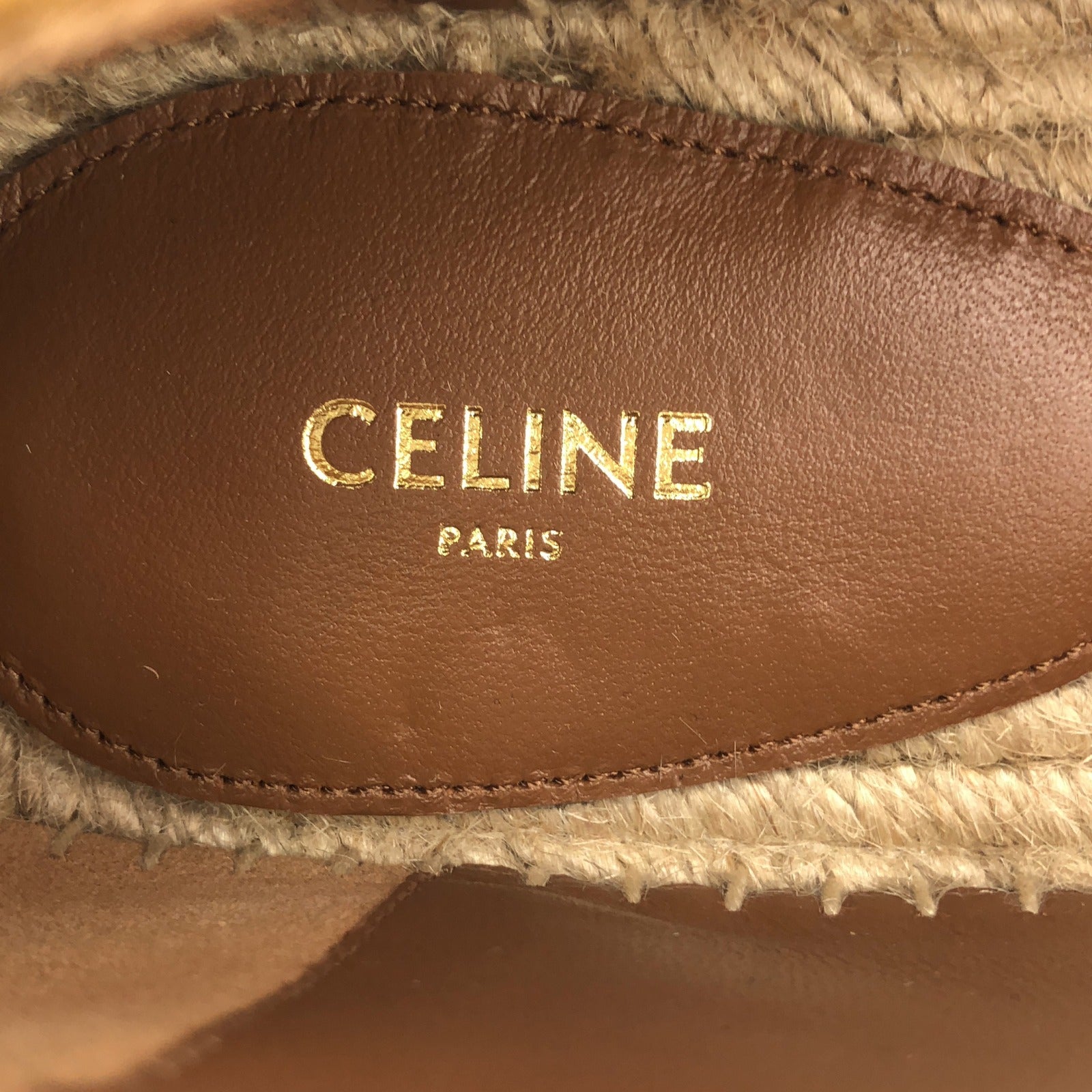 Celine Suede Slip-On Shoes Brown