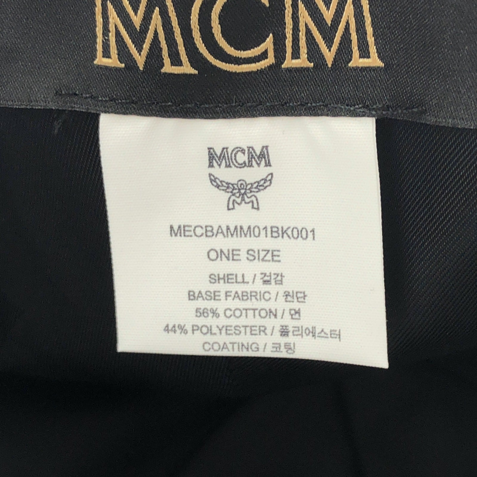 MCM Women's Cap Black MECBAMM01