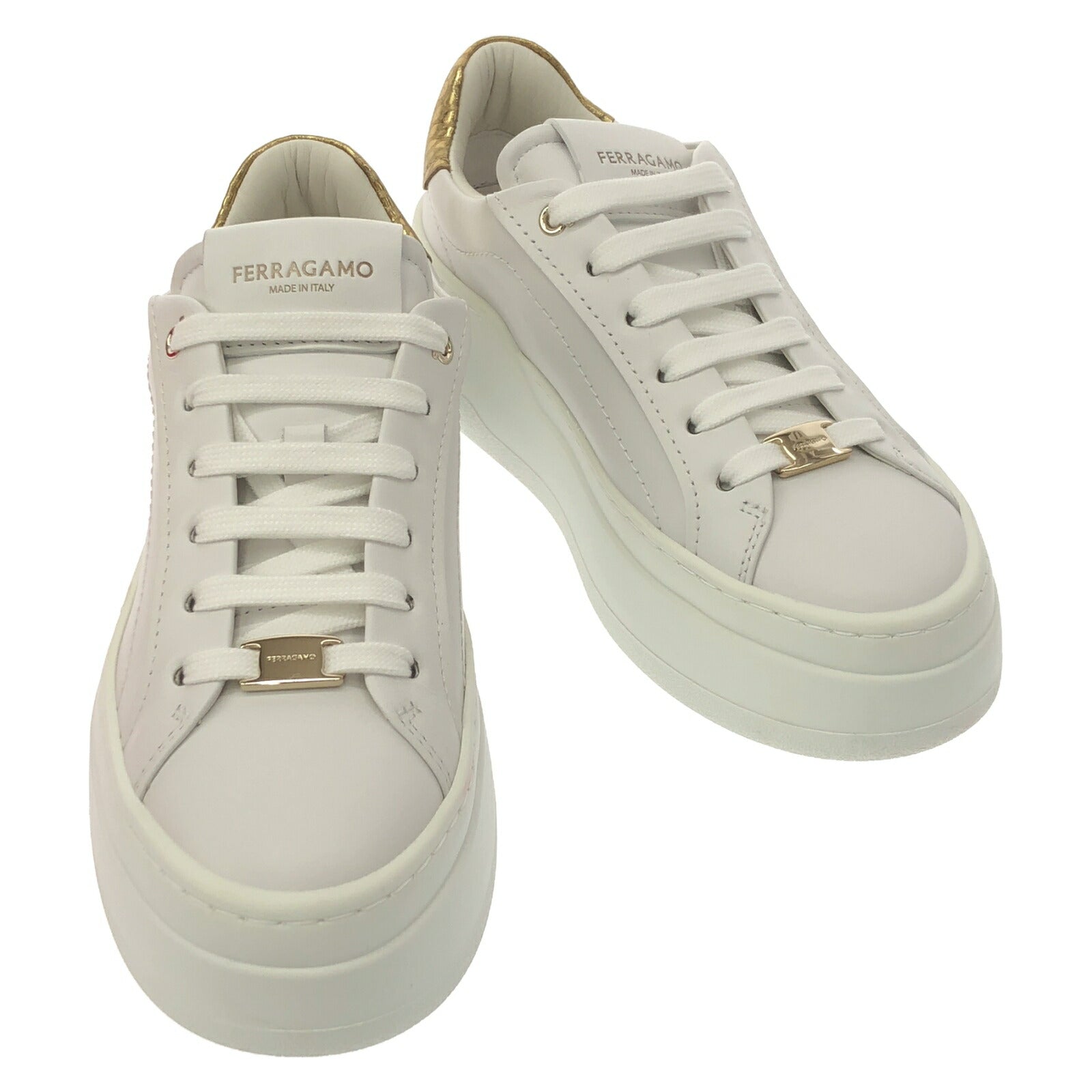 Salvatore Ferragamo Leather Sneakers