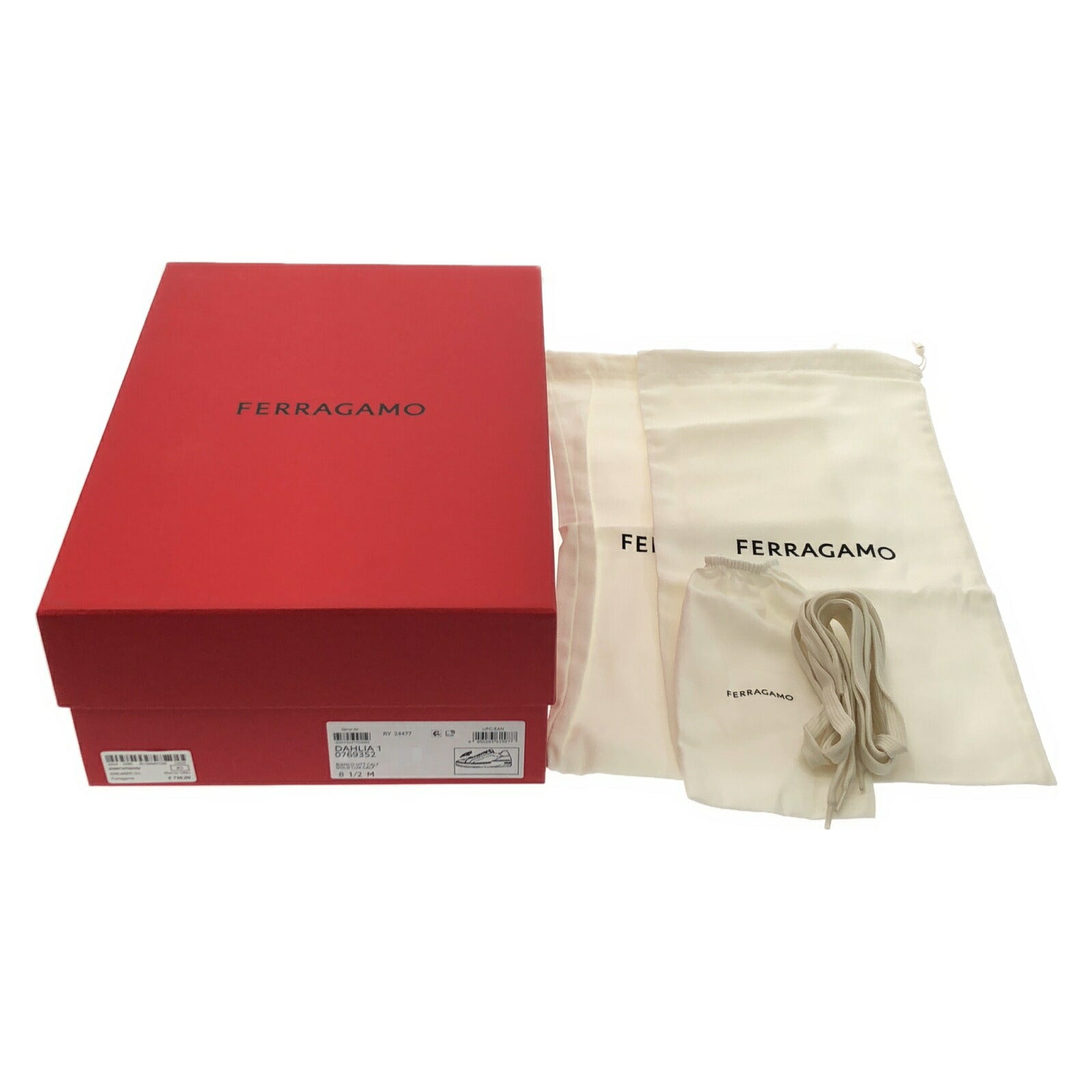 Salvatore Ferragamo Leather Sneakers White