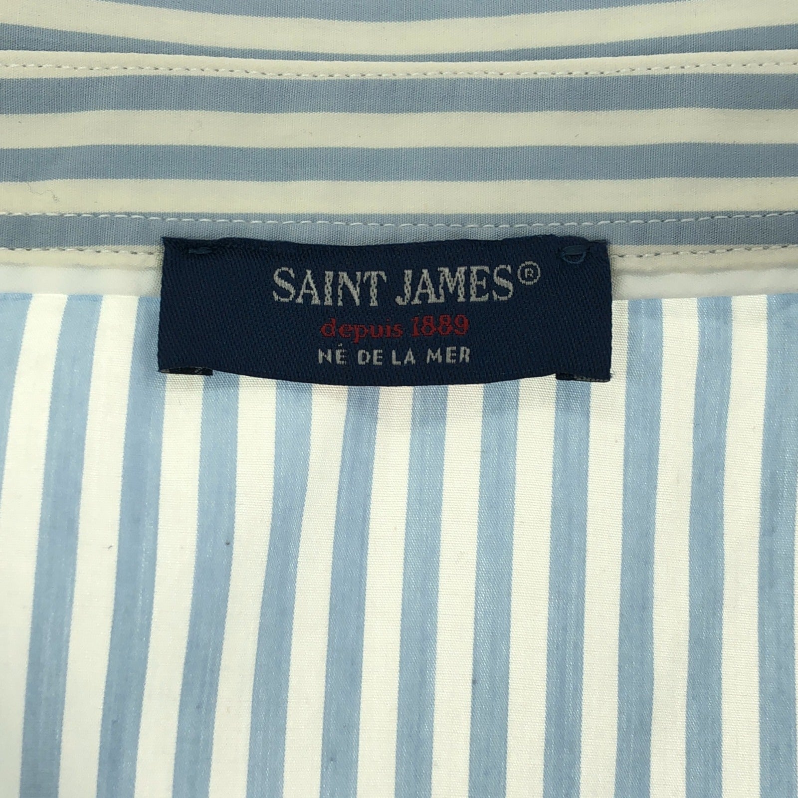 SAINT JAMES Cotton Short Sleeve Shirt 1567UZ48