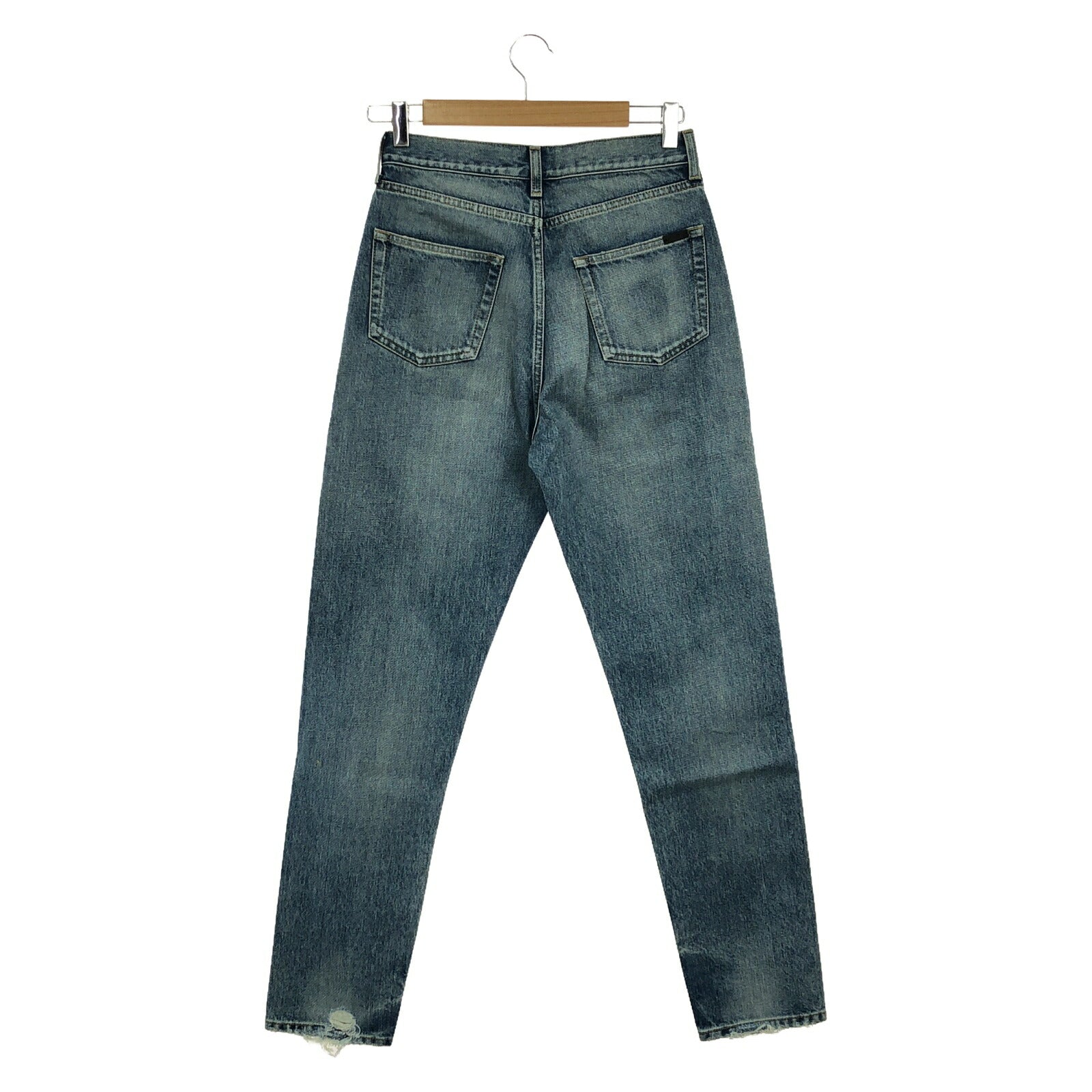 Yves Saint Laurent Denim Pants Cotton Blue