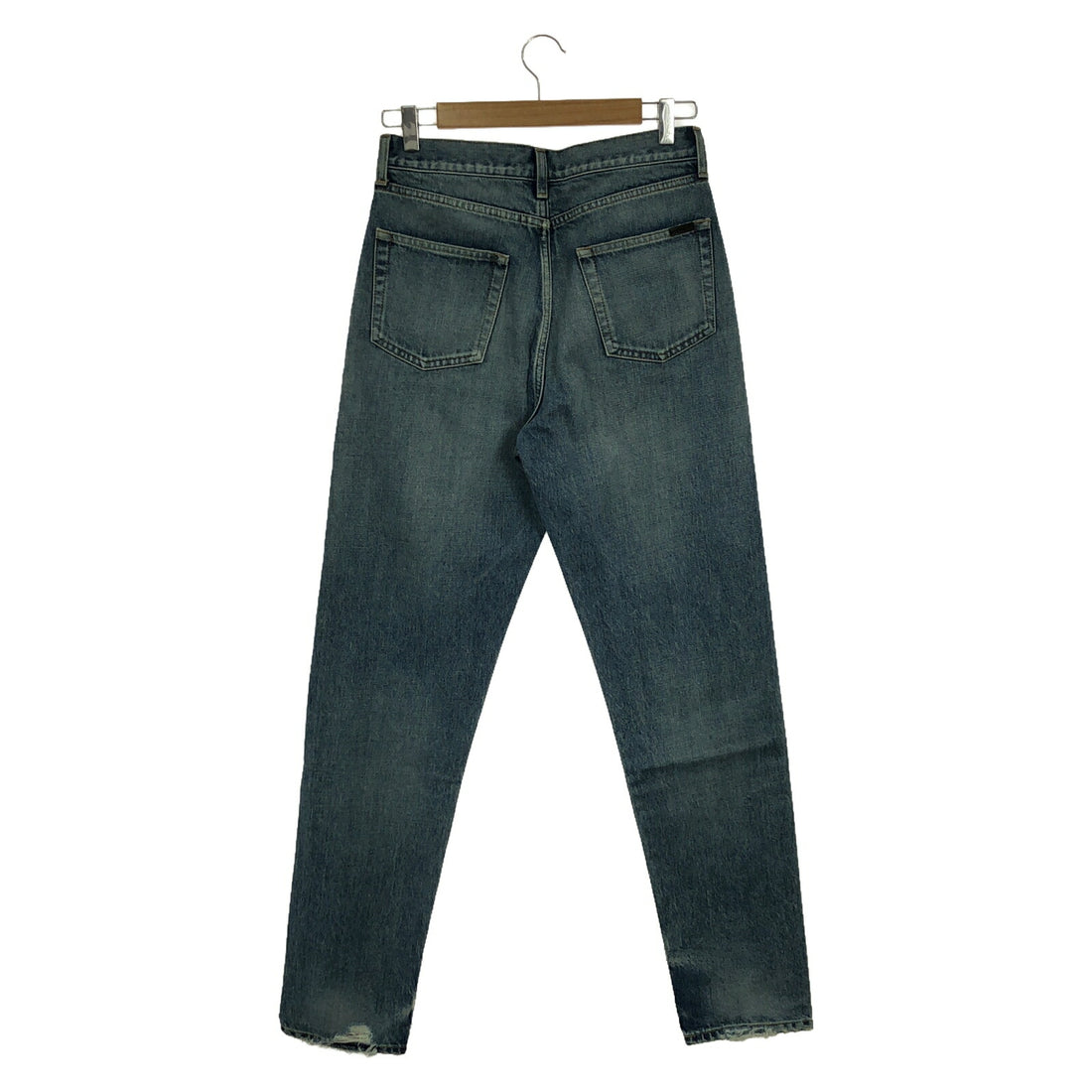 Yves Saint Laurent Cotton Denim Pants Blue