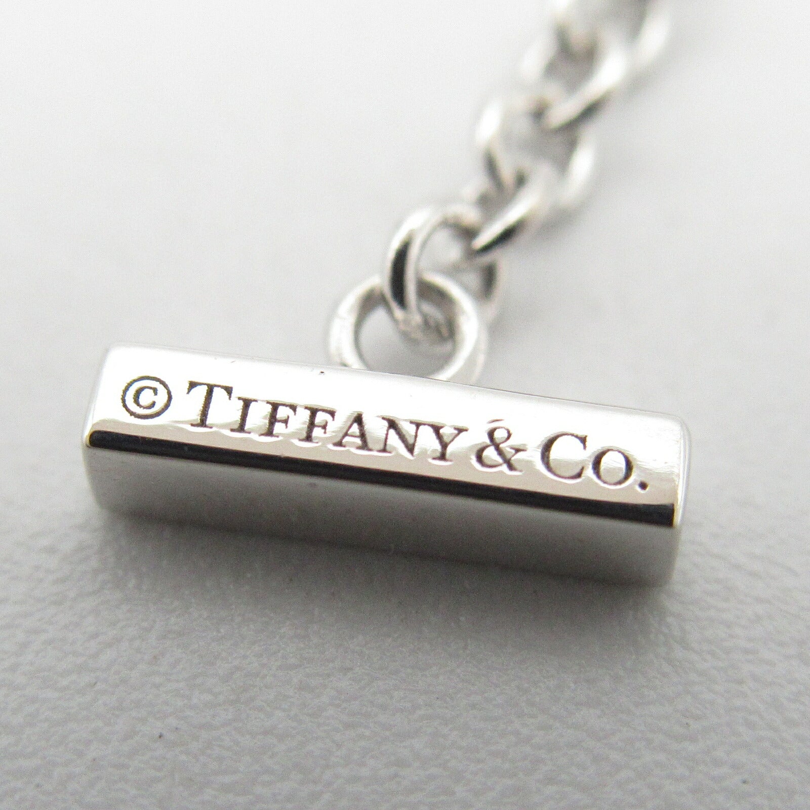 Tiffany & Co T Smile Small Diamond Bracelet K18WG