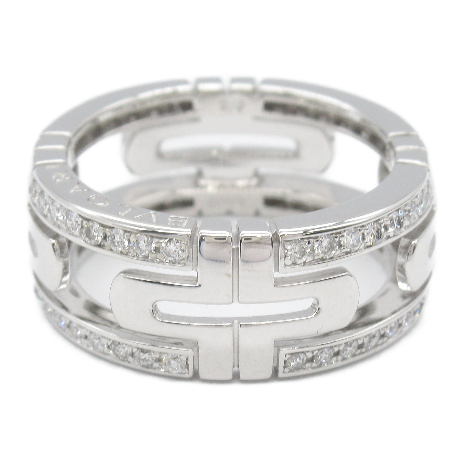 Bvlgari Open Parentesi Diamond Ring K18WG