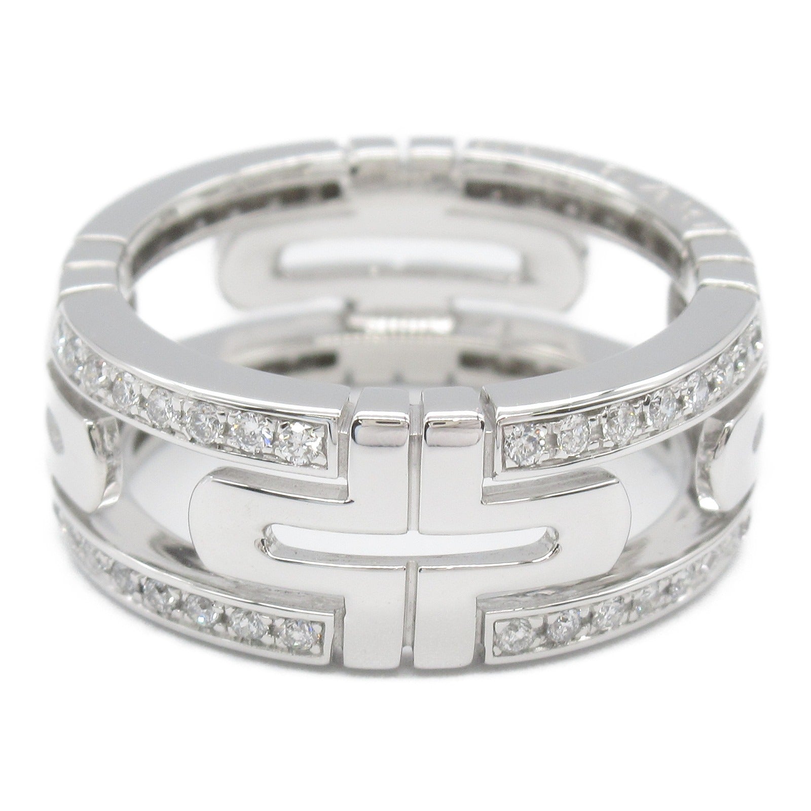 Bvlgari Open Parentesi Diamond Ring K18WG