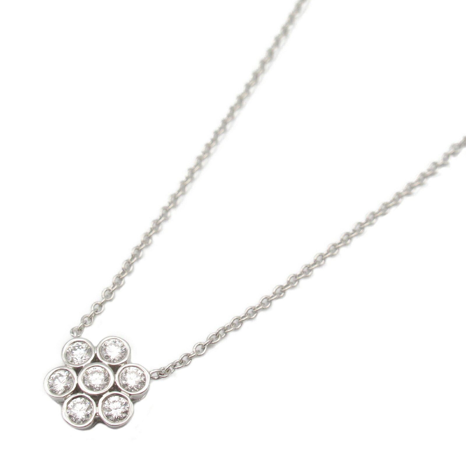 Tiffany & Co Garden Flower Diamond Necklace Platinum