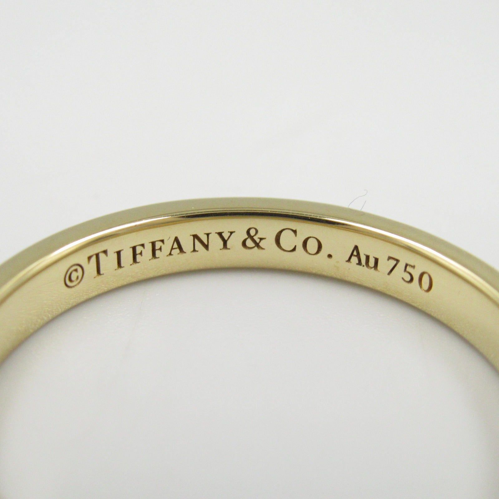 Tiffany & Co True Band 6P Diamond Ring K18 YG