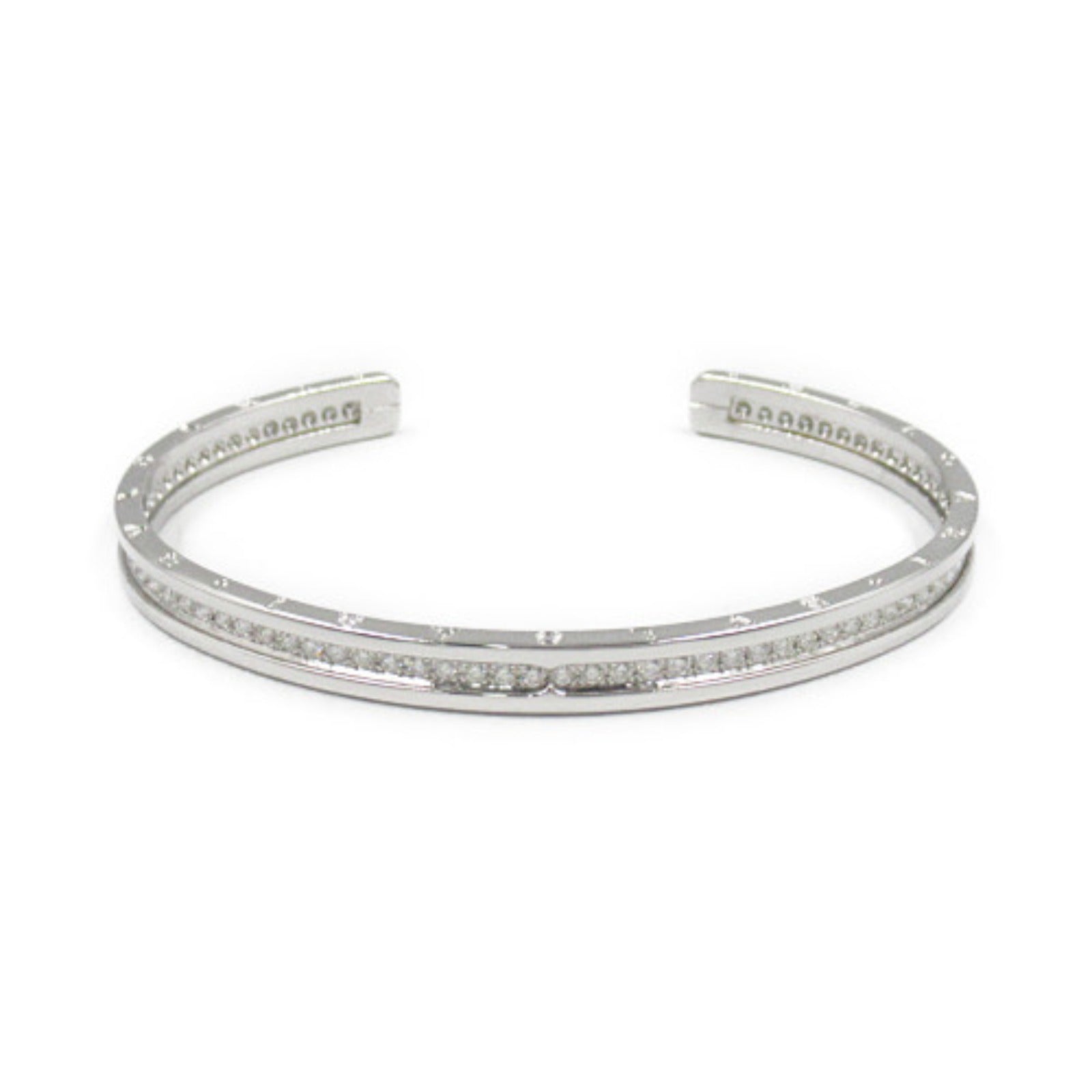 Bvlgari Open Bracelet K18WG Diamond