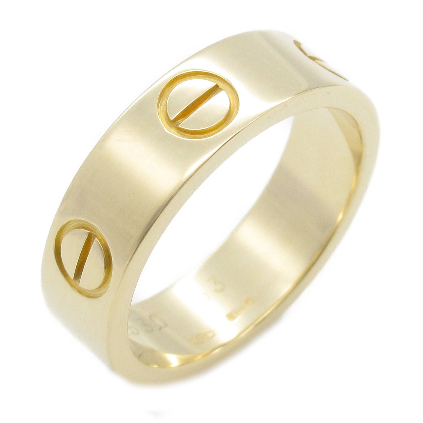 Cartier Love Ring K18 Yellow Gold Jewelry