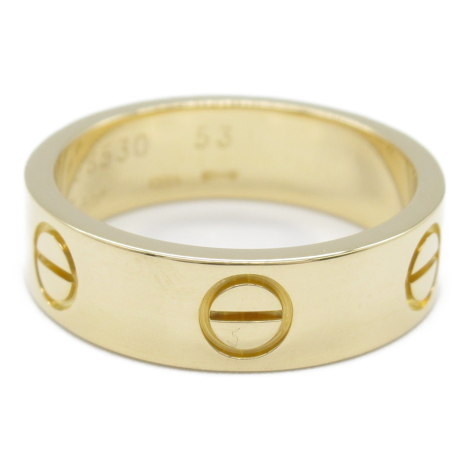 Cartier Love Ring K18 Yellow Gold Jewelry